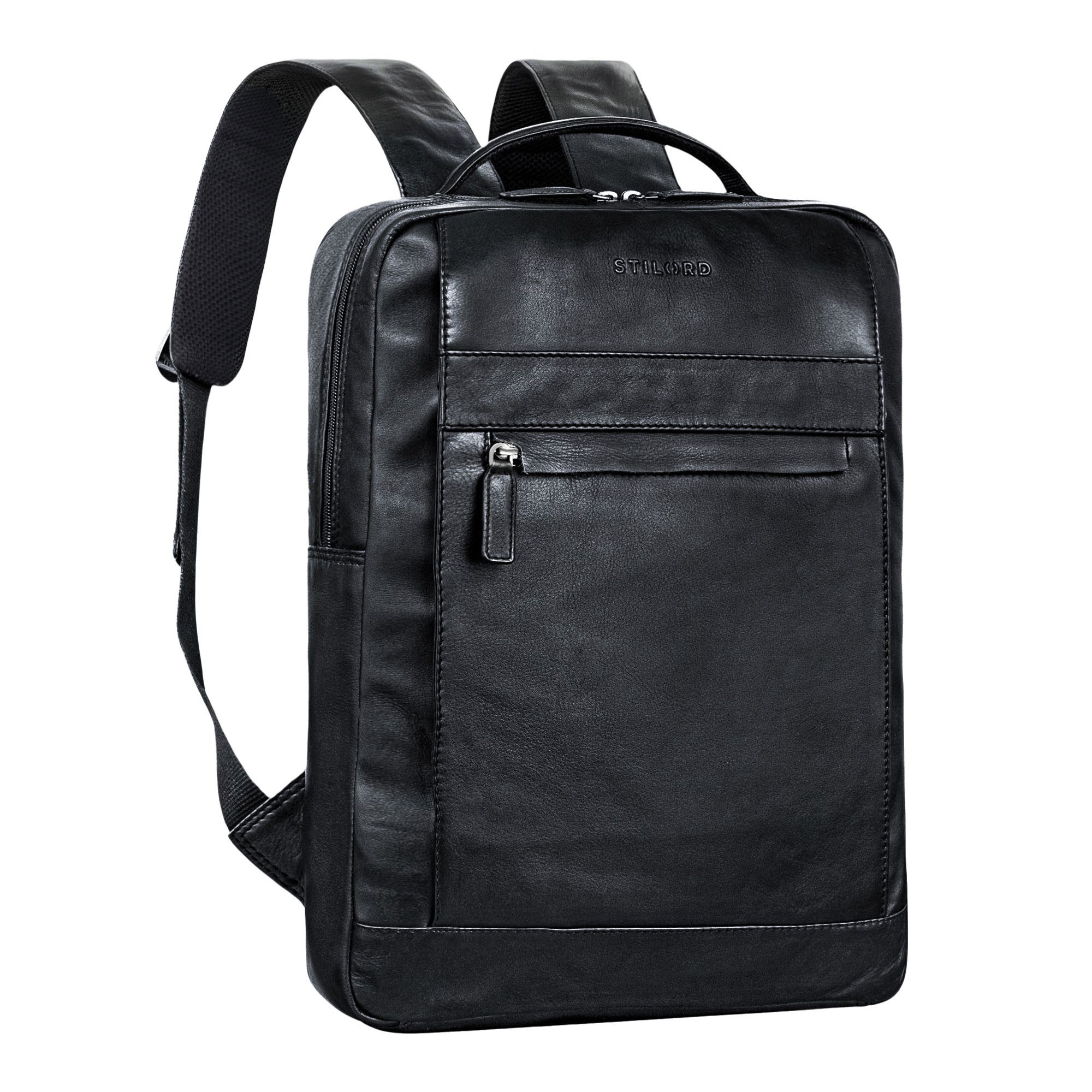 Notebook-Rucksack "Heiko" Leder Laptop Rucksack 15.6 Zoll Vintage