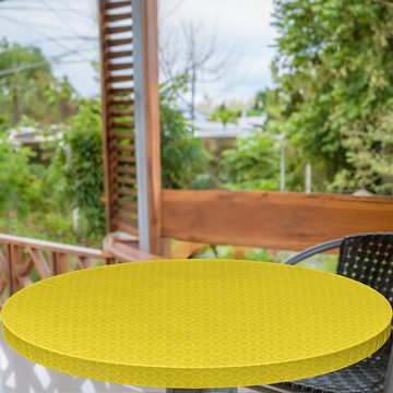 Abakuhaus Tischdecke Rundum-elastische Stofftischdecke, Aboriginal Yellow Monochrome Motiv