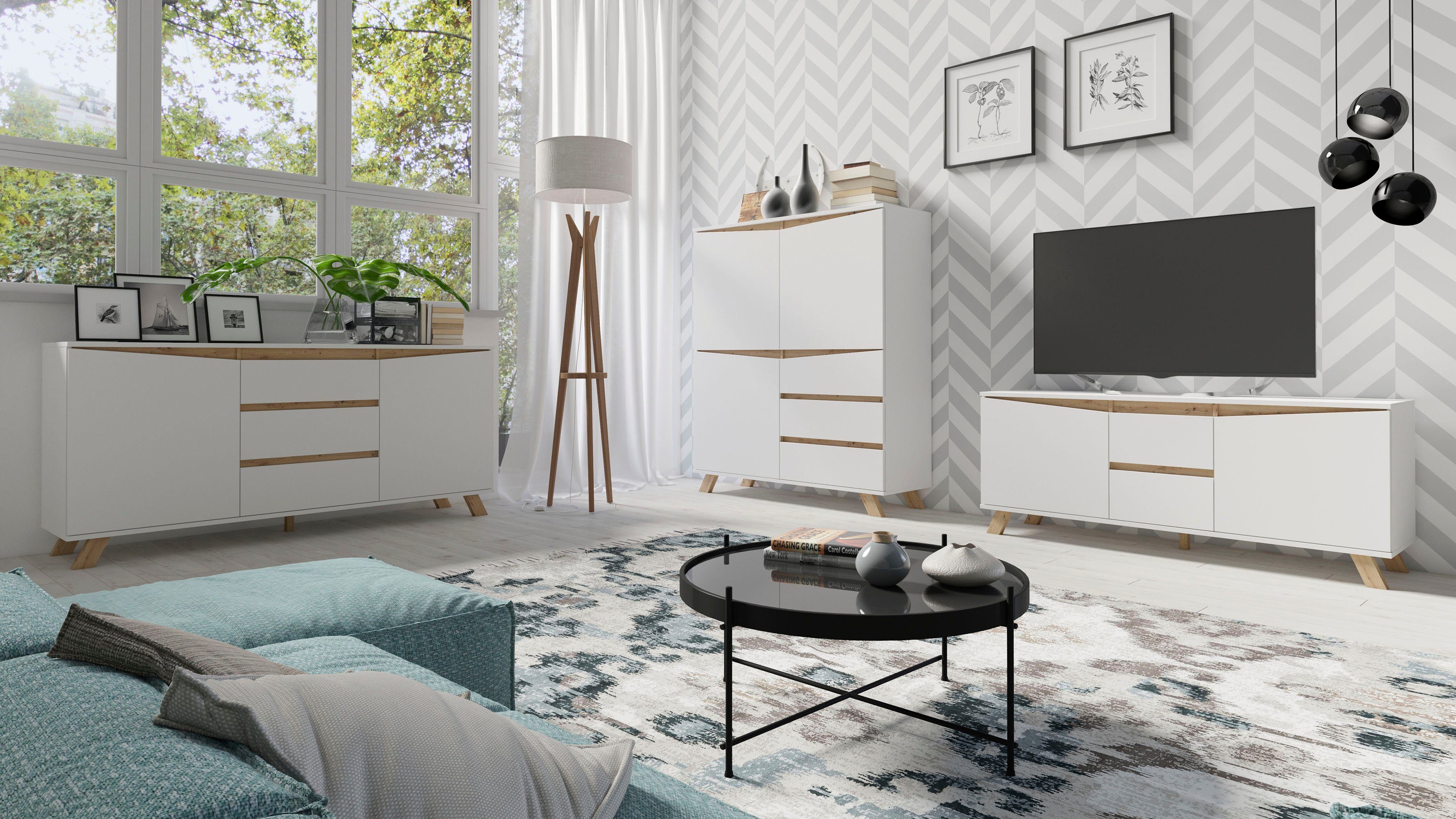 byLIVING Sideboard Valentin