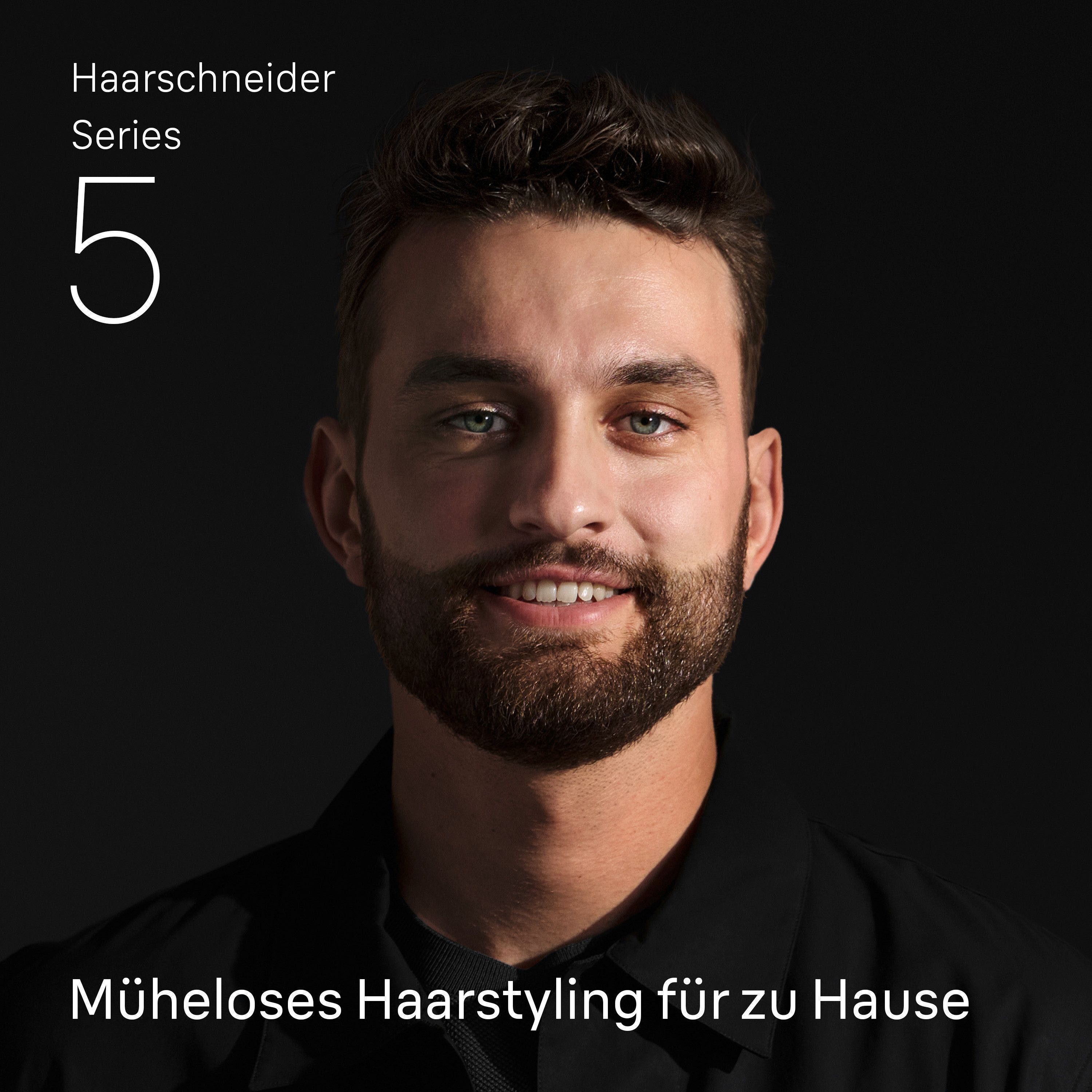 Braun Haarschneider Braun Series 5 HC5530, Abwaschbar, Lebenslang scharfe Klinge, 17 Längeneinstellungen, 50 Min Laufzeit