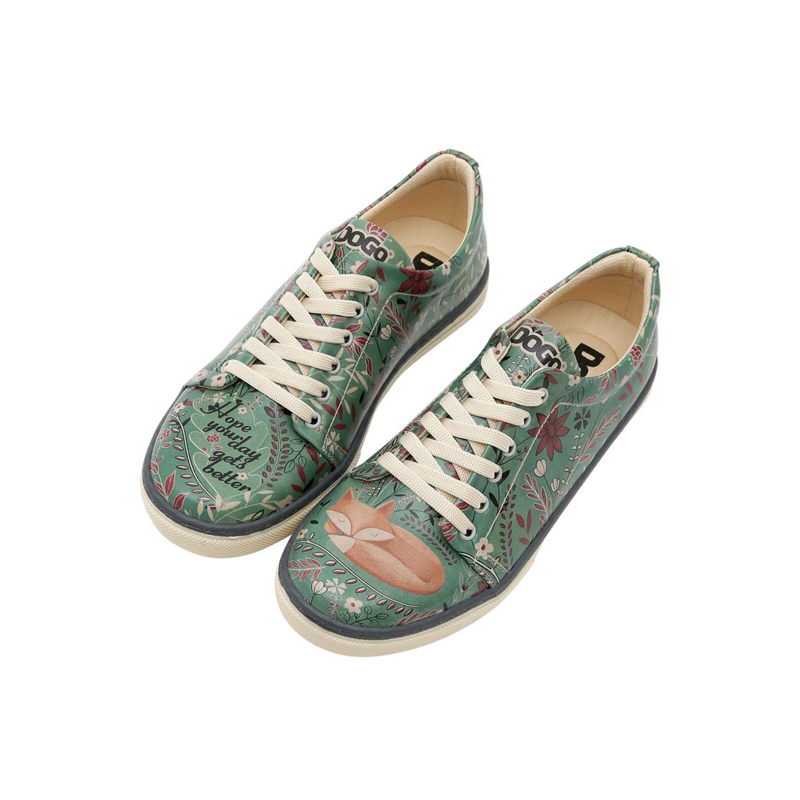 DOGO Classic Schnürsneaker Spirit Animal Damen Sneaker Sneaker Handgefertigt