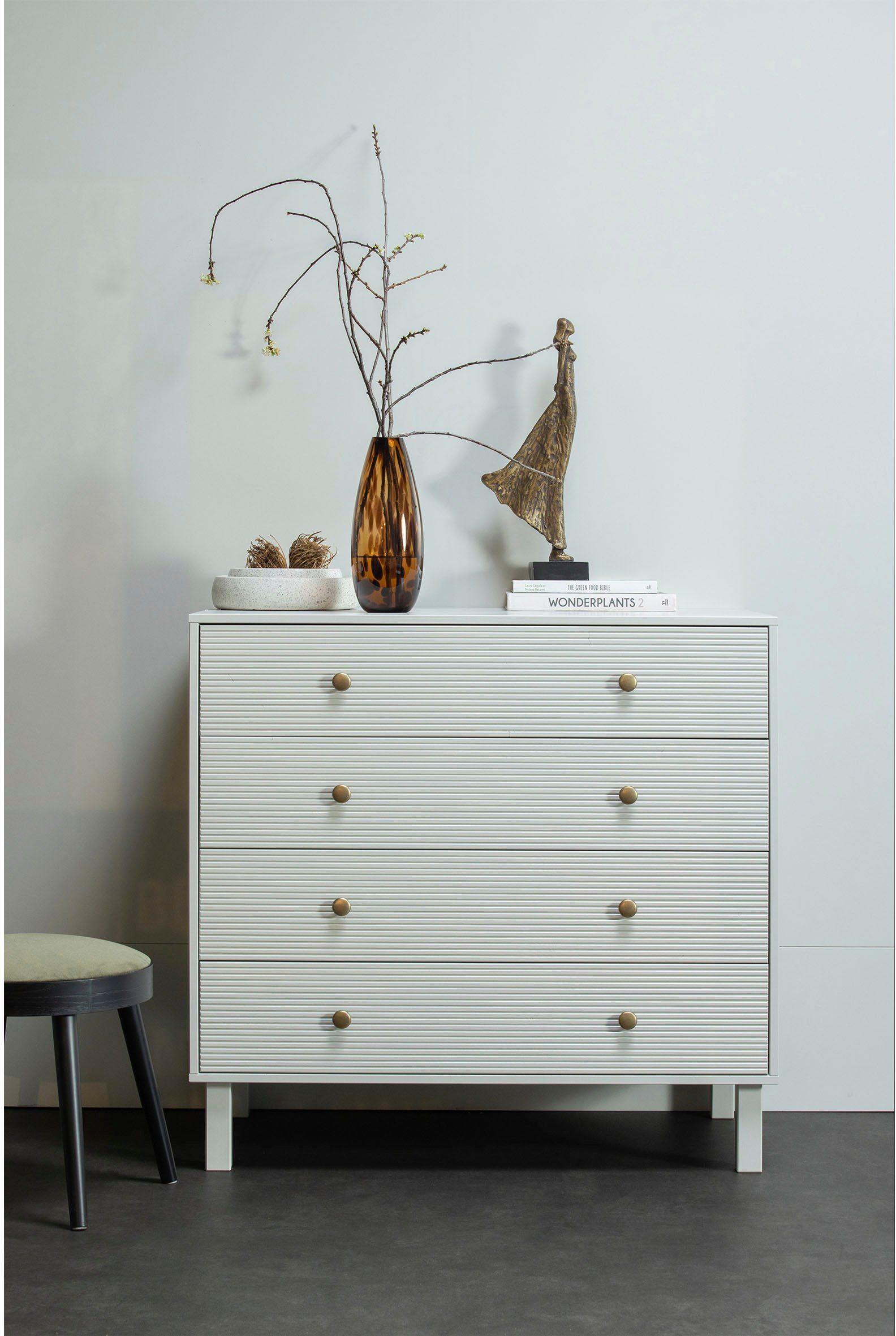 WOOOD Sideboard Madu, Schubladen-Kommode, H 91 cm x B 94 cm