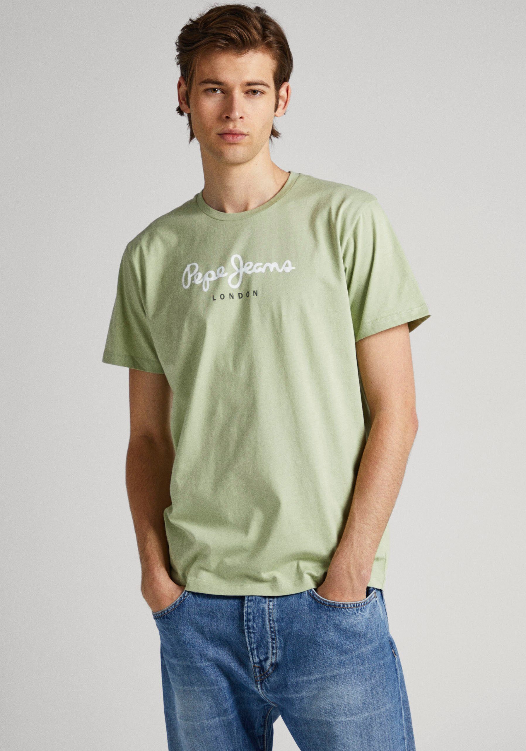 Pepe EGGO Jeans coriander Print-Shirt