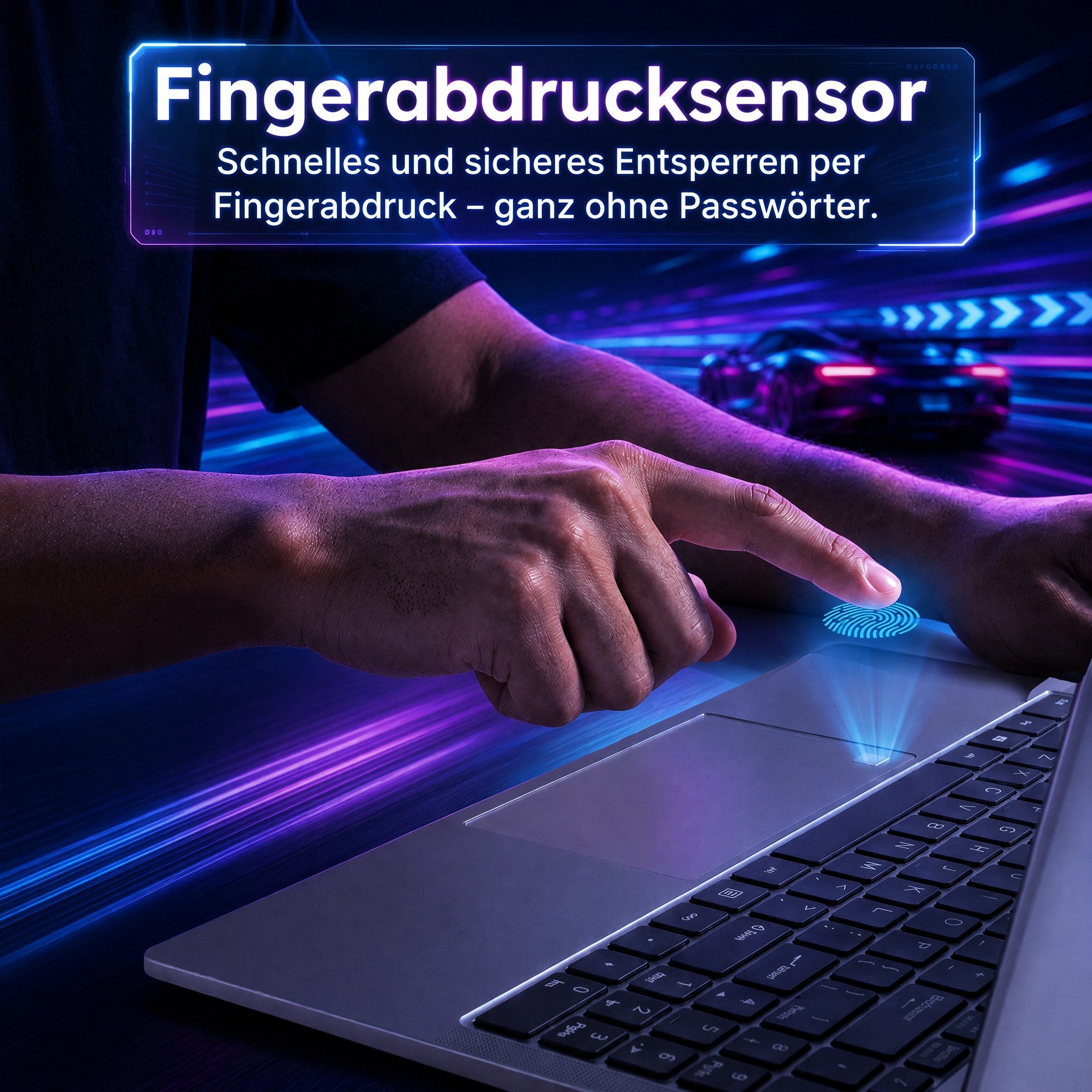 MENGHU Intel Core i7 Laptop 16 Zoll 3K-Display 16GB RAM 512GB SSD Notebook (Intel Core i7, 16 GB, 512 GB SSD, 4-core CPU) – Bild 4 von 5