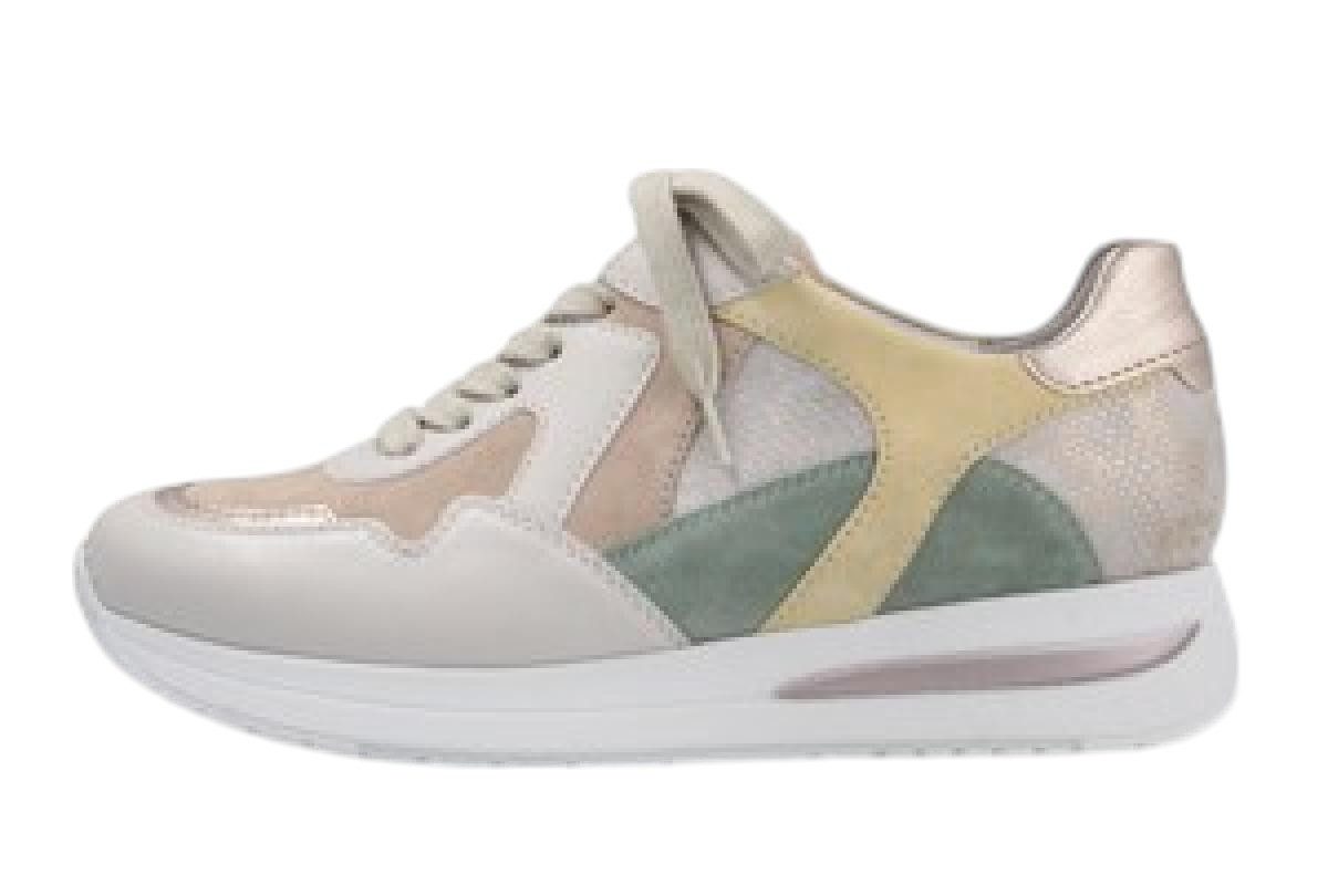 Lilly creme multi H Schnürschuh