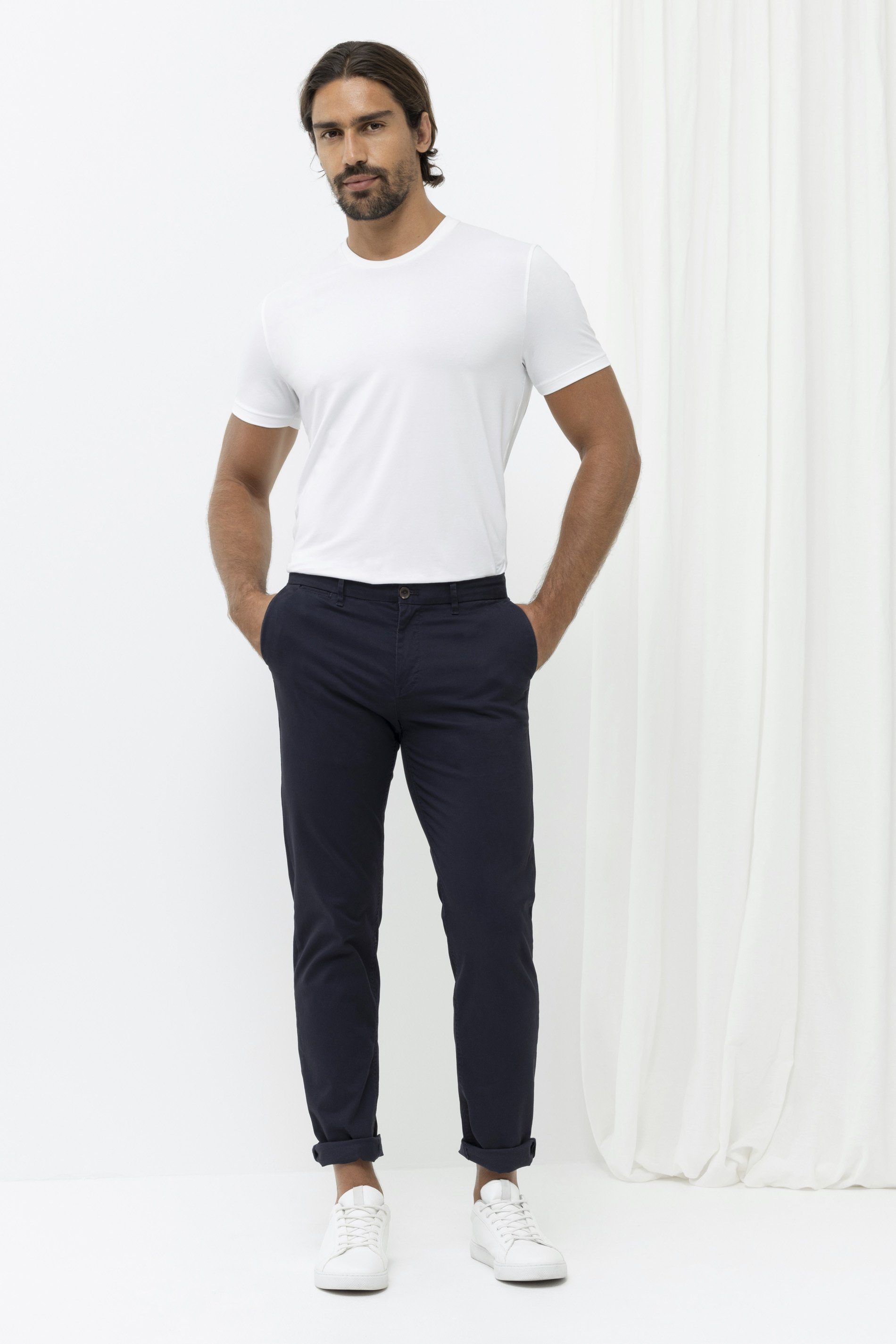 Mey T-Shirt Serie Weiss Colour Dry (1-tlg) Cotton Uni