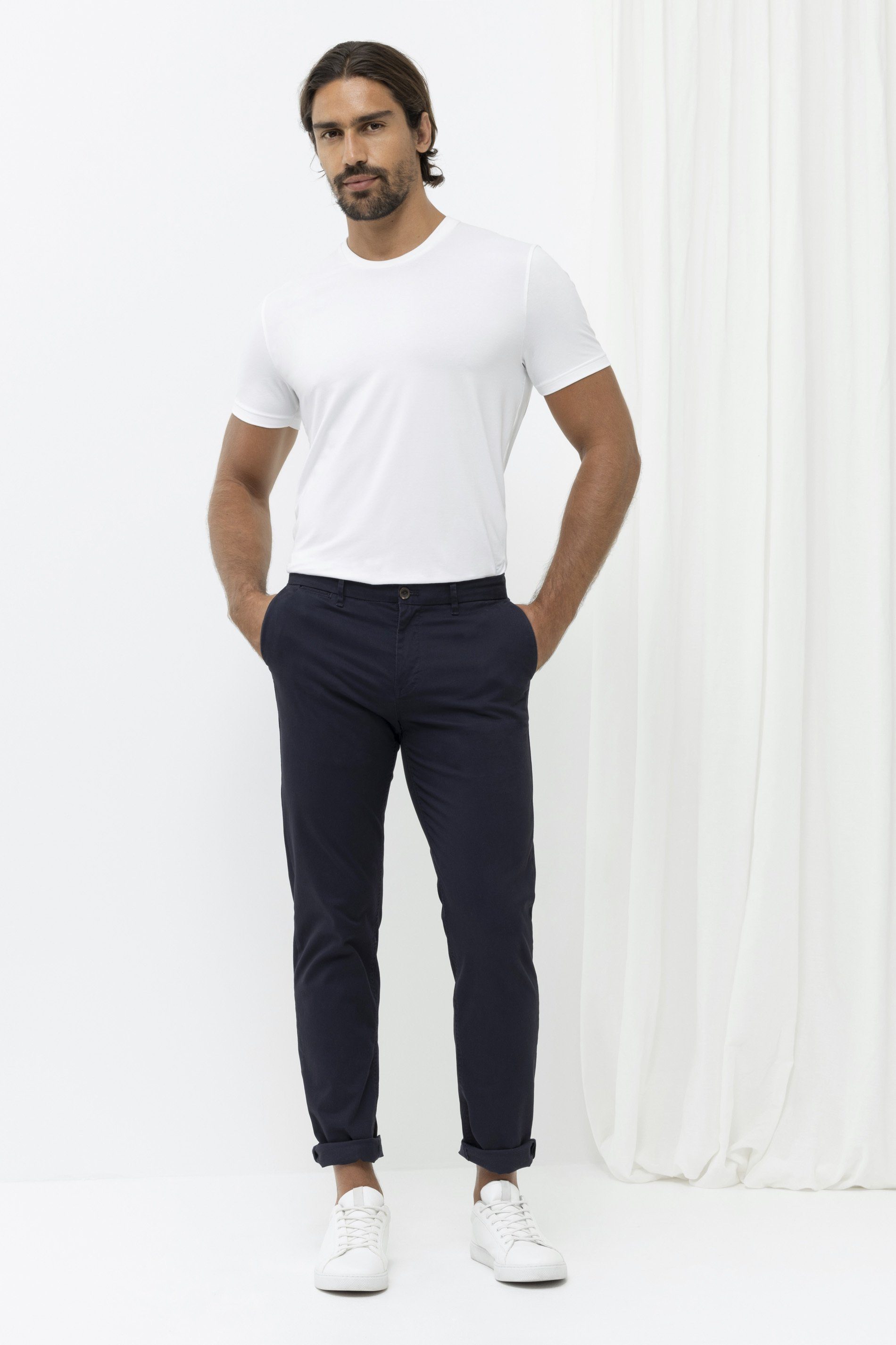 Mey Pyjamaoberteil Mey Herren T-Shirt Serie Dry Cotton Colour Uni (1-tlg)