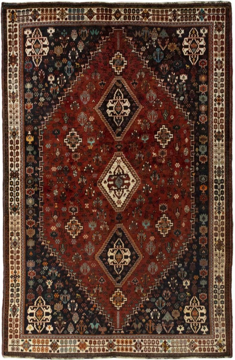 Orientteppich Shiraz 176x268 Handgeknüpfter Orientteppich / Perserteppich, Nain Trading, rechteckig, Höhe: 10 mm
