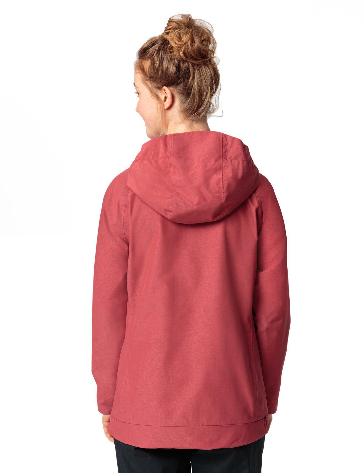 VAUDE Outdoorjacke Women's Comyou Klimaneutral kompensiert Jacket (1-St) Pro brick Rain