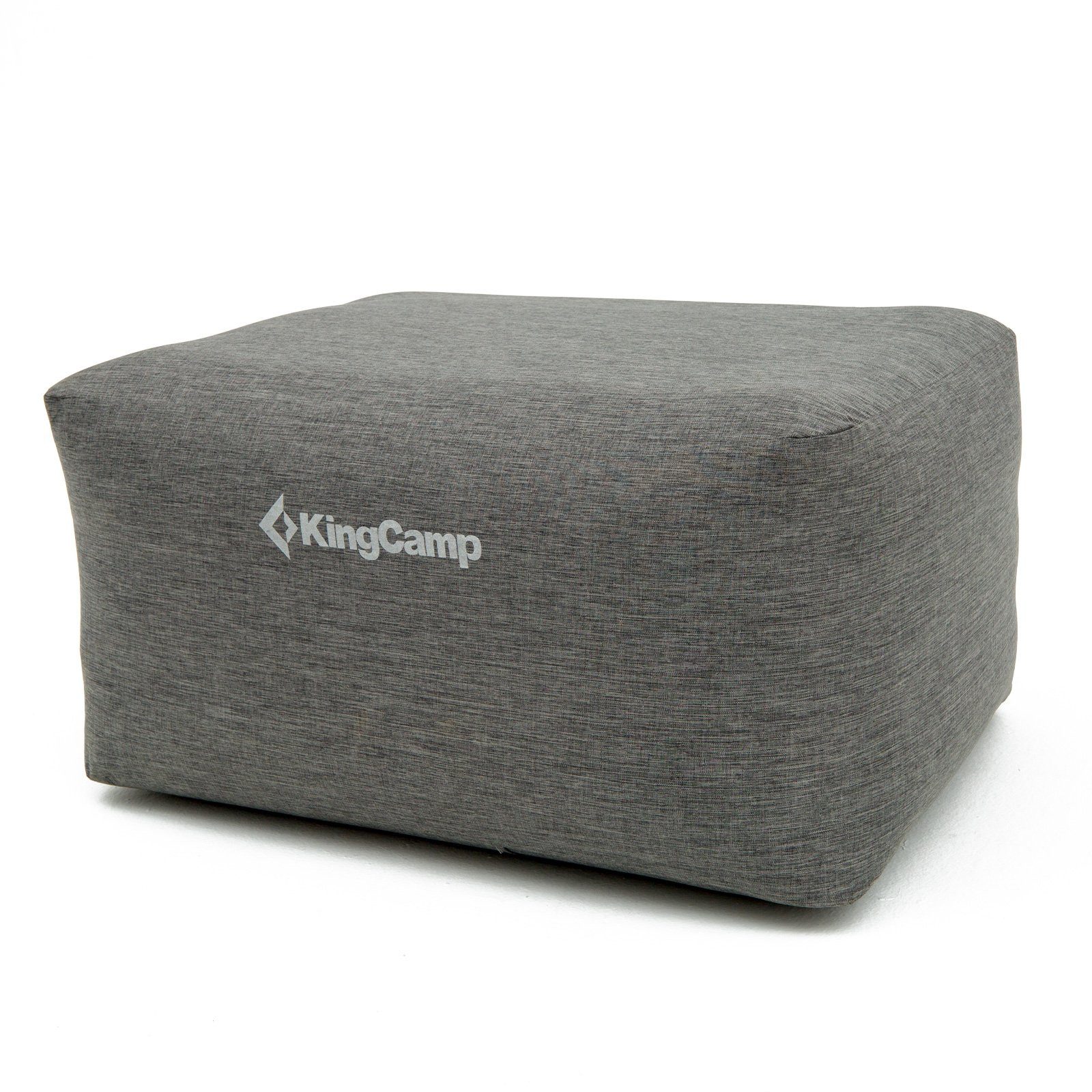 KingCamp Campingstuhl Sitzhocker Aufblasbar Air Cube Granit - Camping Si