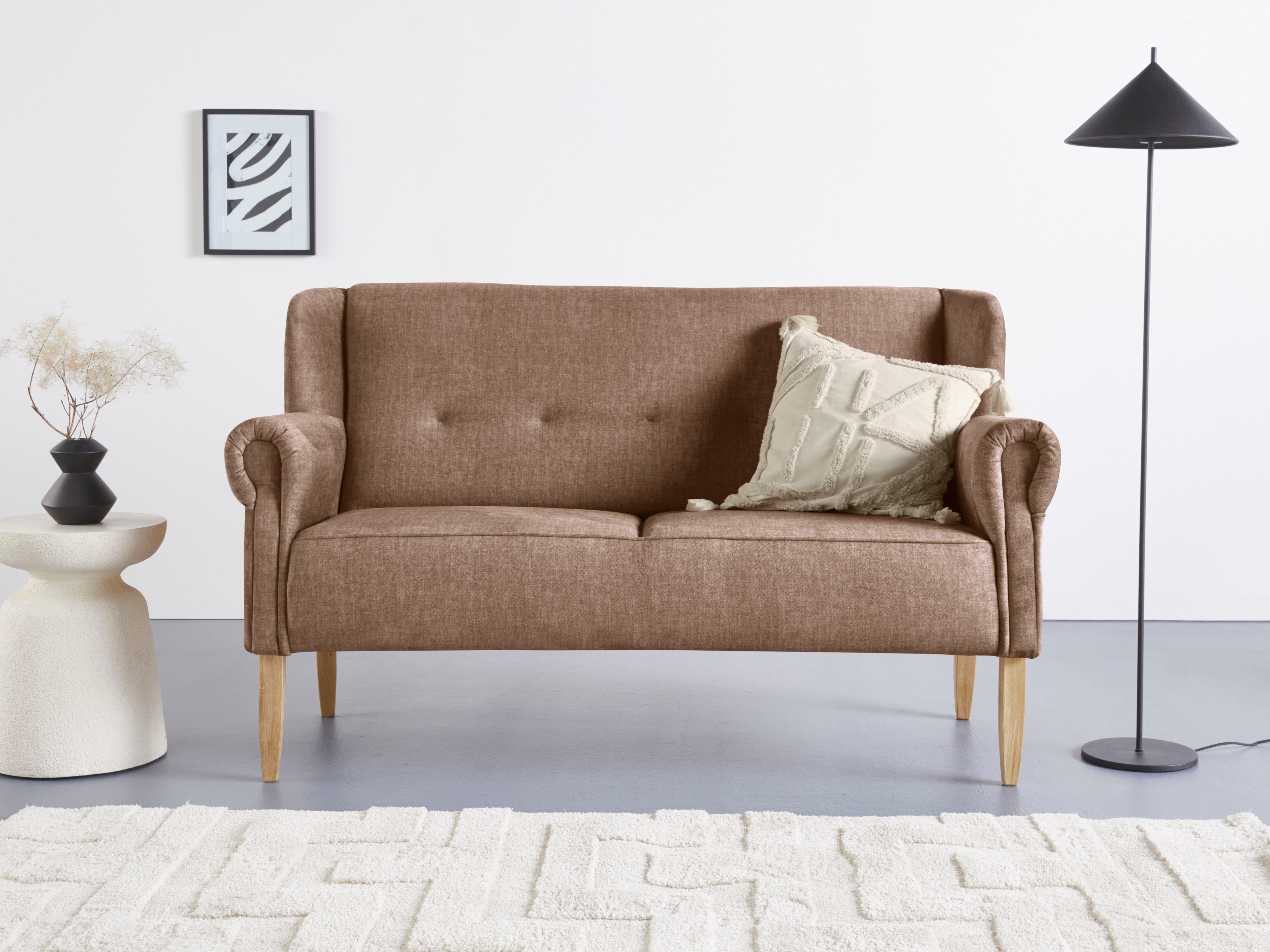 Home affaire Küchensofa Moro Couch mit Federkern, bequem, Breite, in verschiedenen Stoffe und Farben