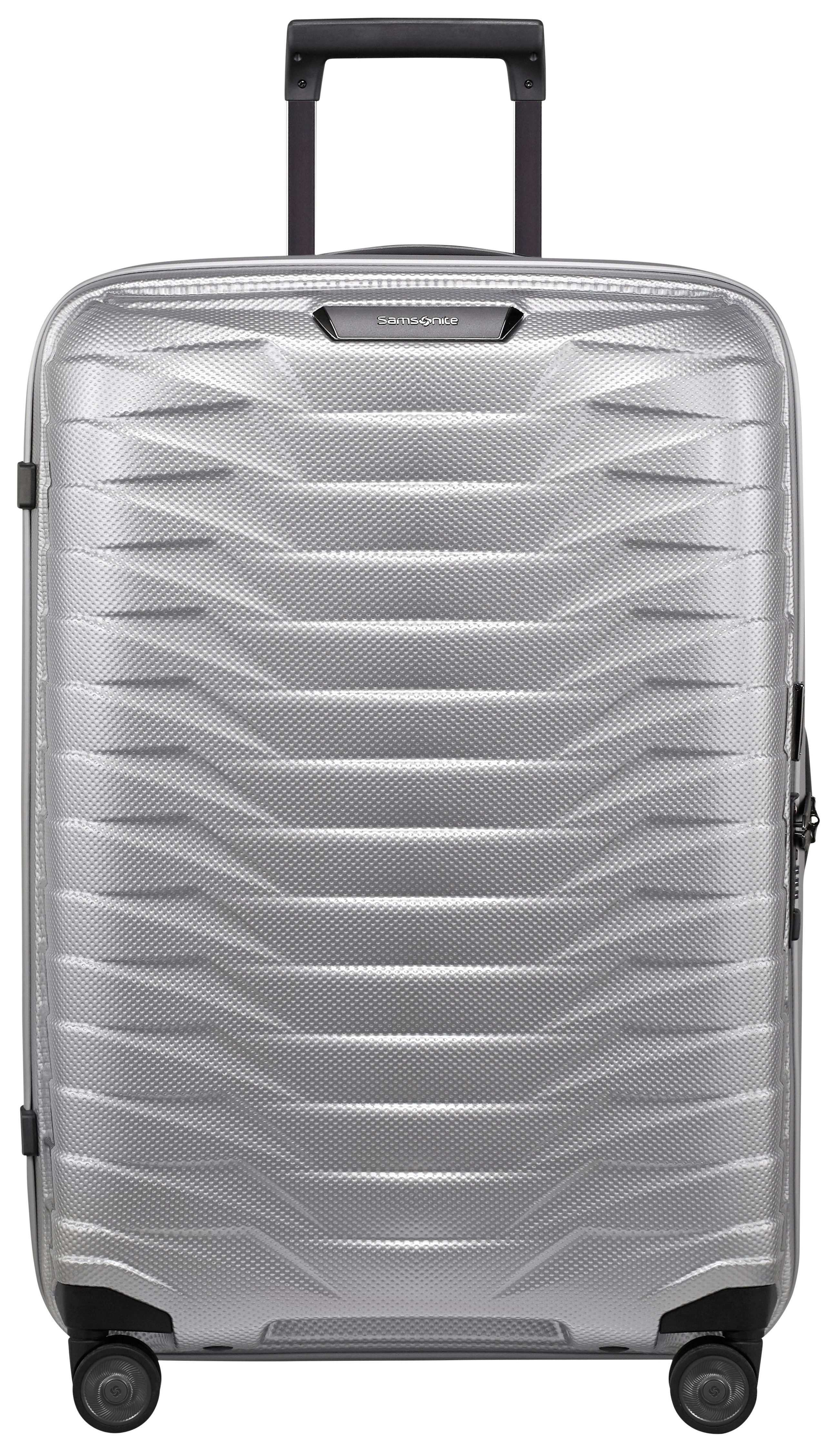 Samsonite Hartschalen-Trolley PROXIS, verschiedene Größen und Farben, 4 Rollen, arretierbares und versenkbares Druckknopf-Trolleysystem