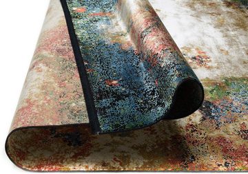 Teppich LUXURY FOUR, WK WOHNEN, rechteckig, Höhe: 7 mm, fein eingefasst, sowie speziell veredelt, besonders flache Struktur