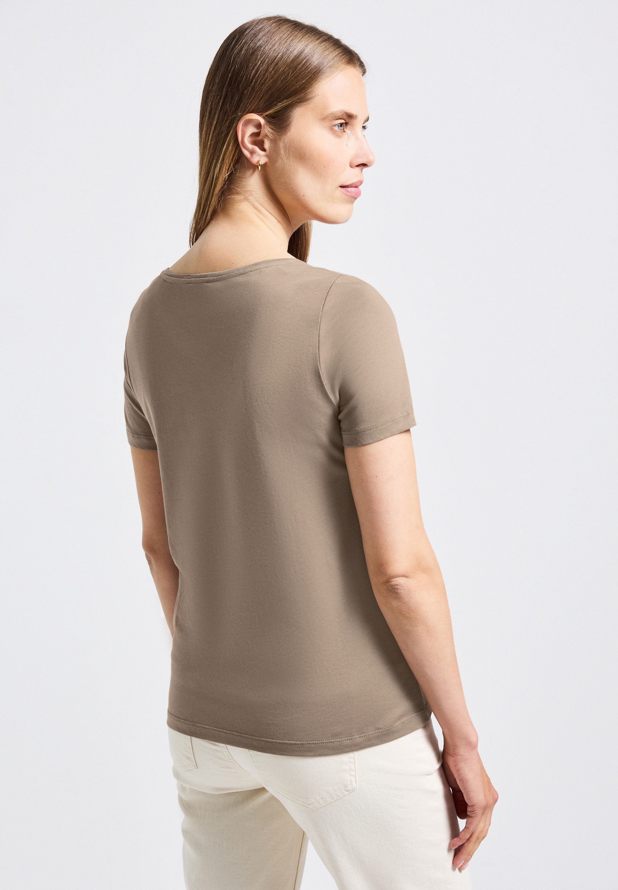 STREET ONE T-Shirt mit Wording Artwork günstig online kaufen