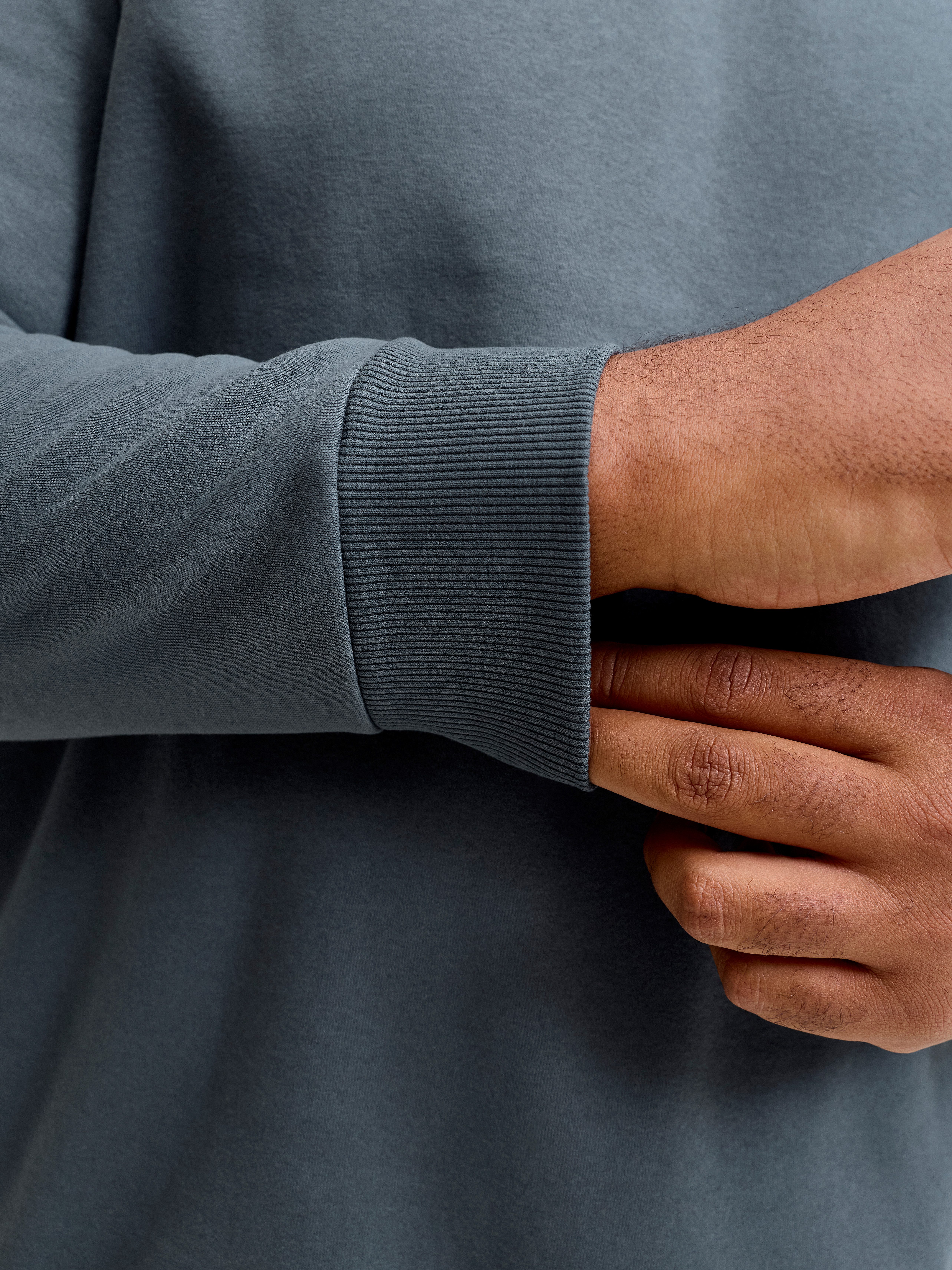 Jack & Jones PlusSize Sweatshirt JJEBRADLEY SWEAT CREW NOOS PLS mit Rippbündchen – Bild 3 von 5