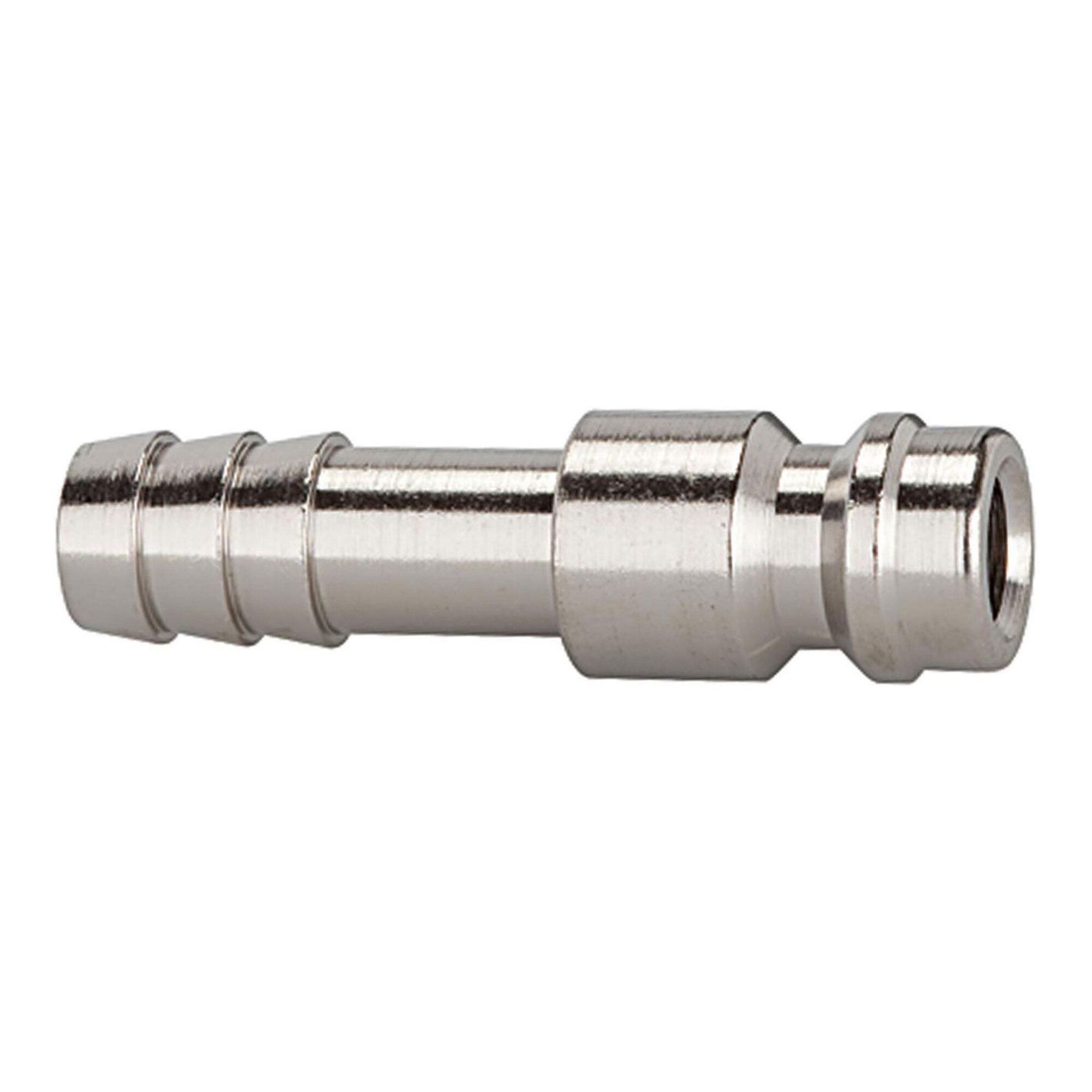 RIEGLER Steckfitting Riegler Einstecktülle für Kupplungen NW 5, Messing vernickelt, Tülle L