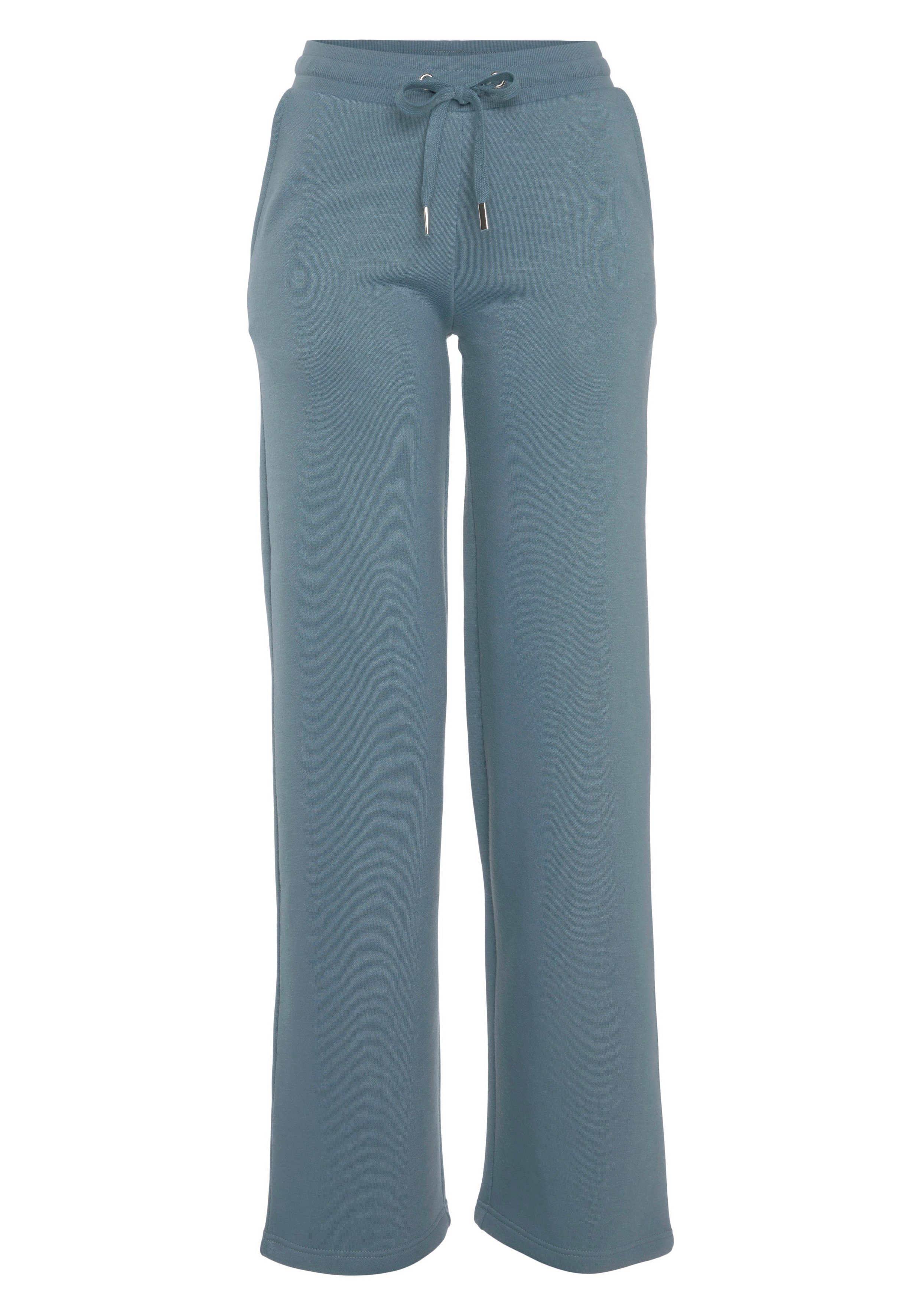 Vivance by Lascana Relaxhose mit weitem Bein und aus ultraweicher Sweatqualität, Loungewear