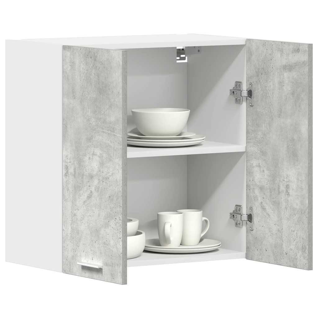 vidaXL Schrankmodule Küchenwandschrank Betongrau 60x31x60 cm günstig online kaufen
