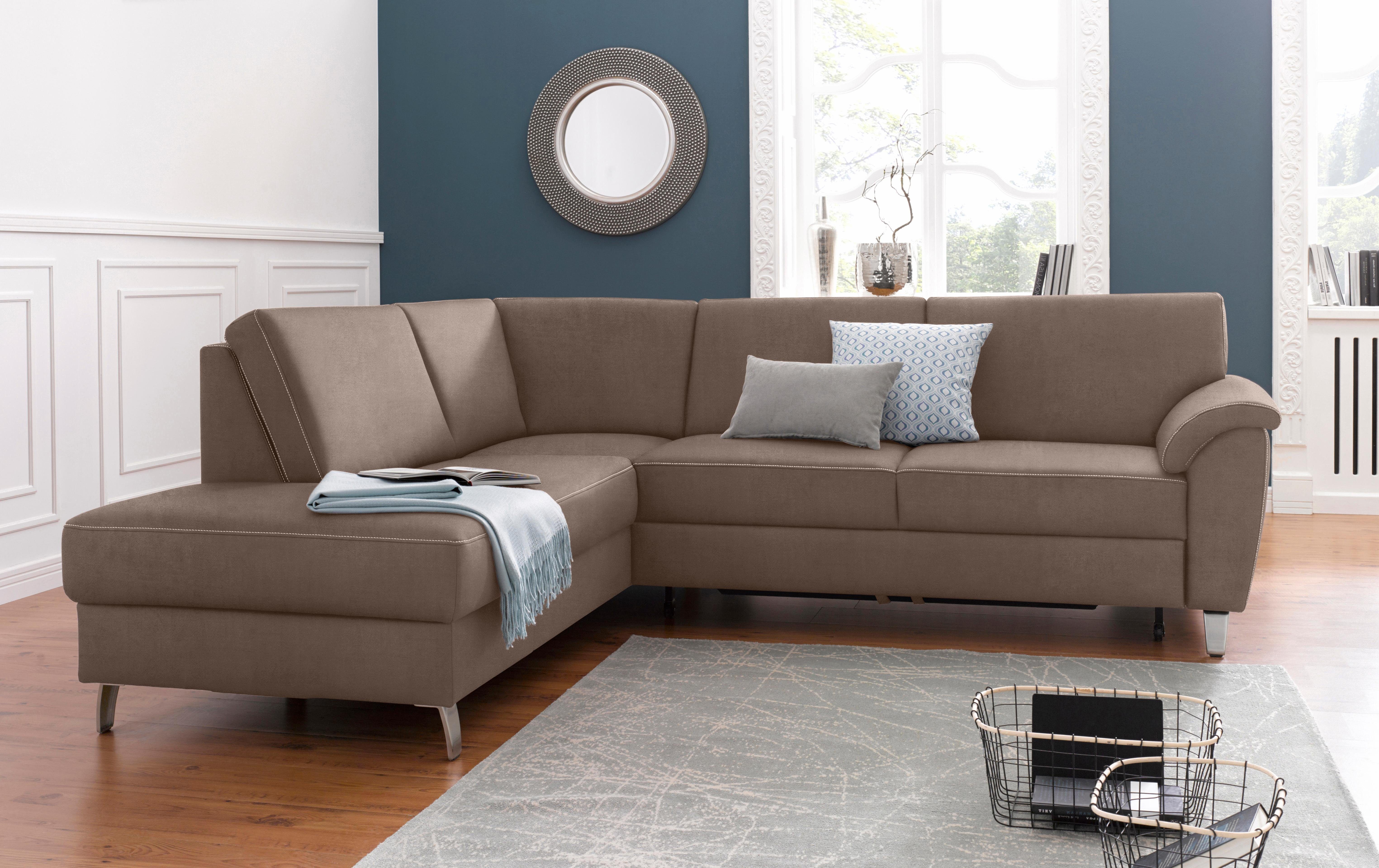 sit&more Ecksofa Texel L-Form, mit Federkern, günstig online kaufen