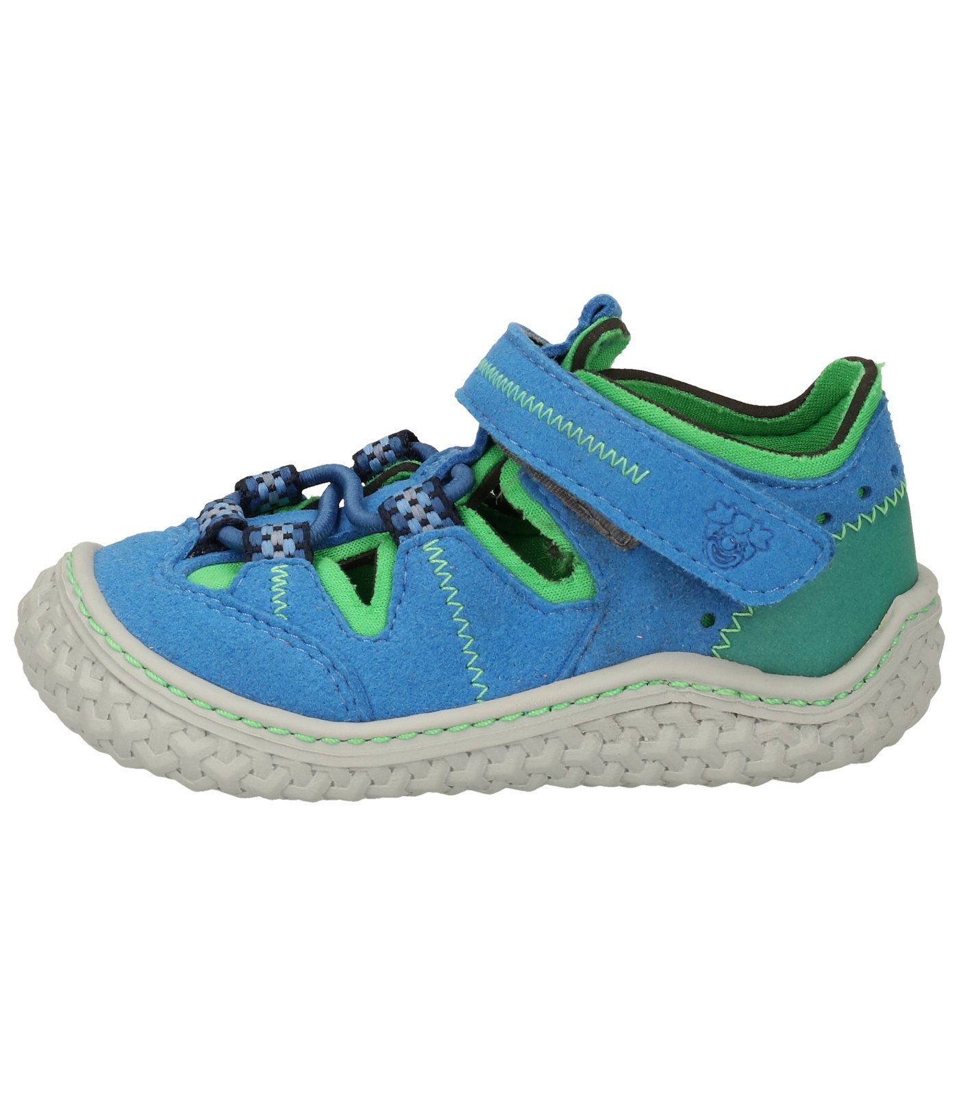 Halbschuhe Lederimitat/Textil Grün Ricosta Blau Pepino Lauflernschuh