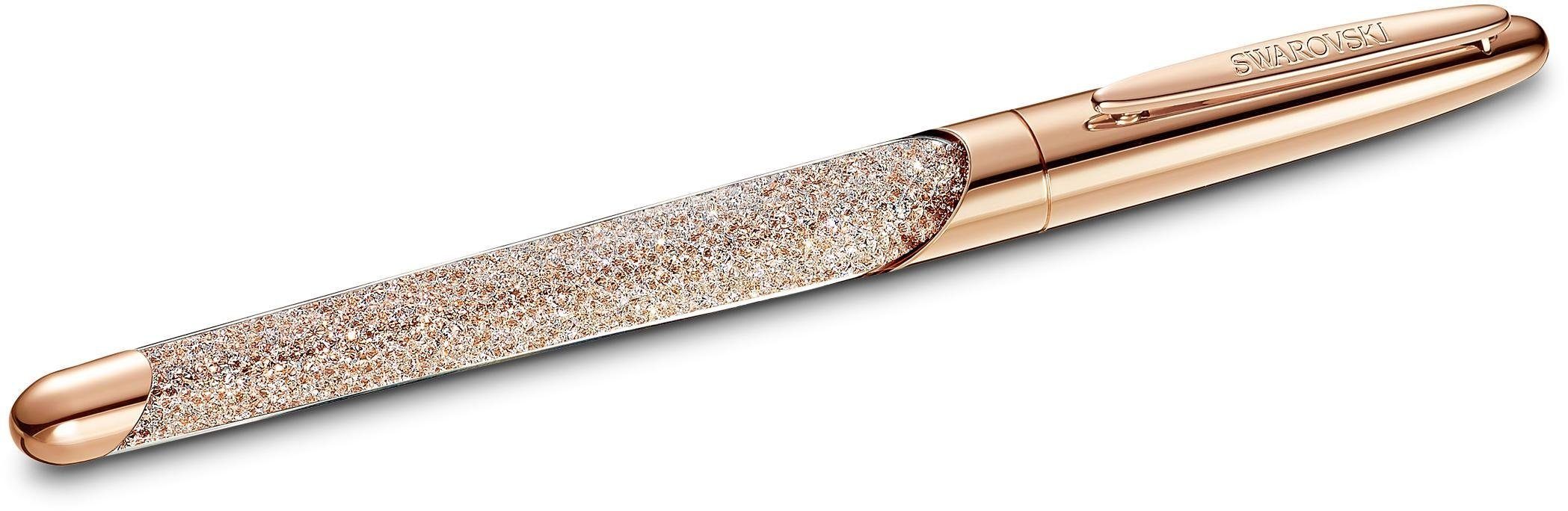 Swarovski Tintenroller Crystalline Nova, roséfarben, Rosé vergoldet, 5534325, mit Swarovski® Kristallen