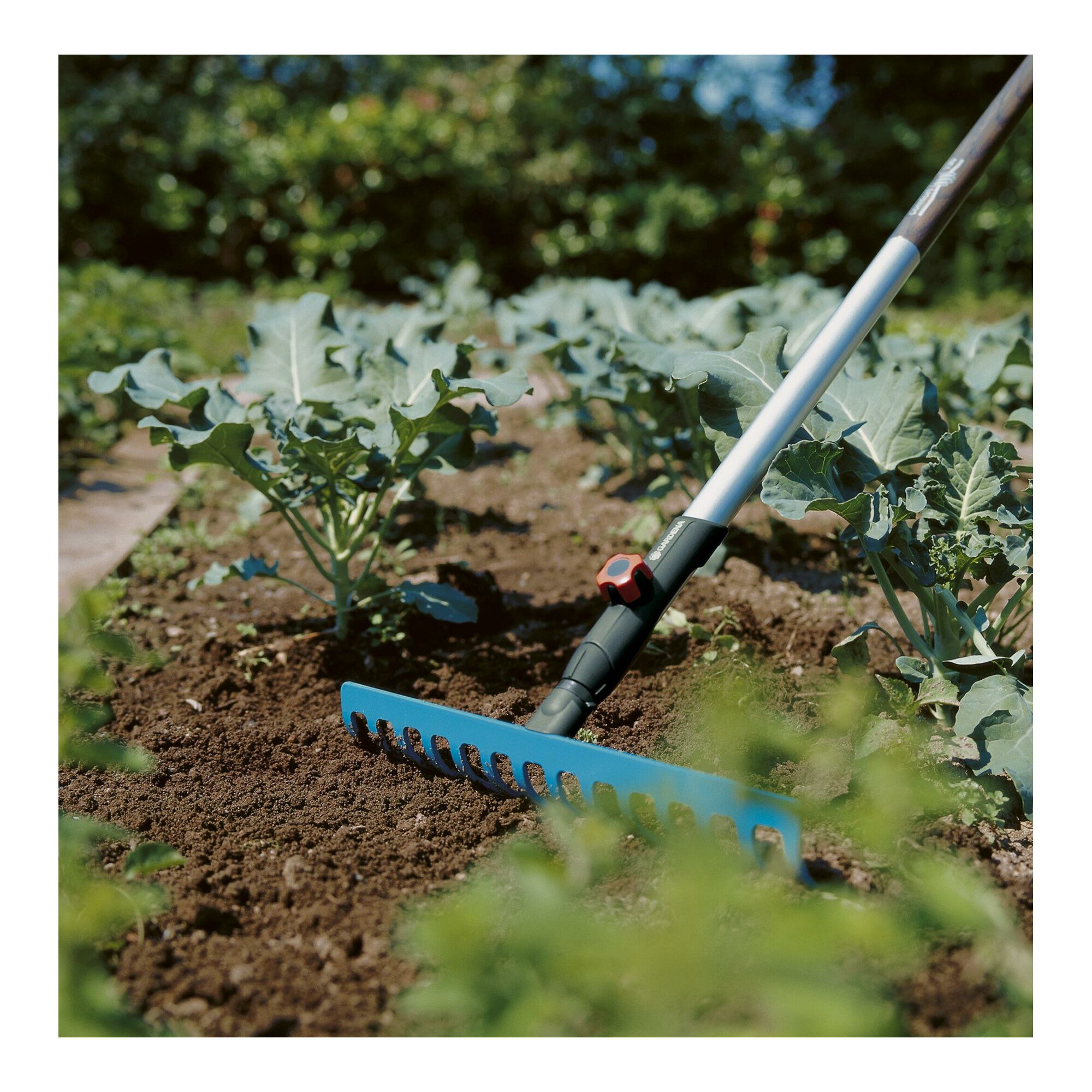 GARDENA Rechen GARDENA combisystem-Rechen, 14 Zinken, 36 cm breit