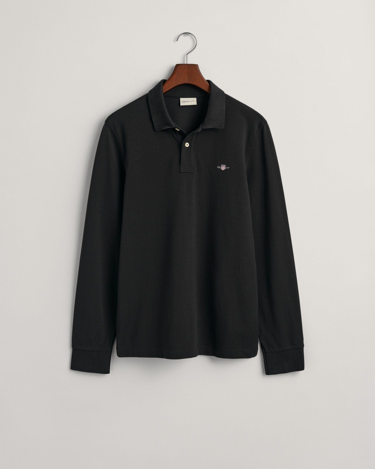 Poloshirt REG SHIELD LS PIQUE RUGGER