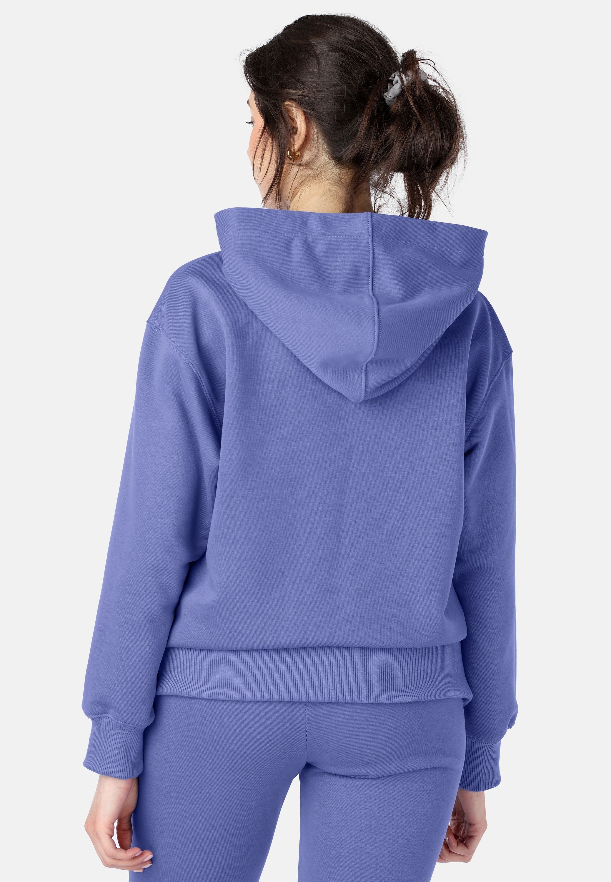 Bellivalini Kapuzensweatshirt Kapuzenpullover lang Damen Hoodie Sportanzug Oberteil Pullover BLV210