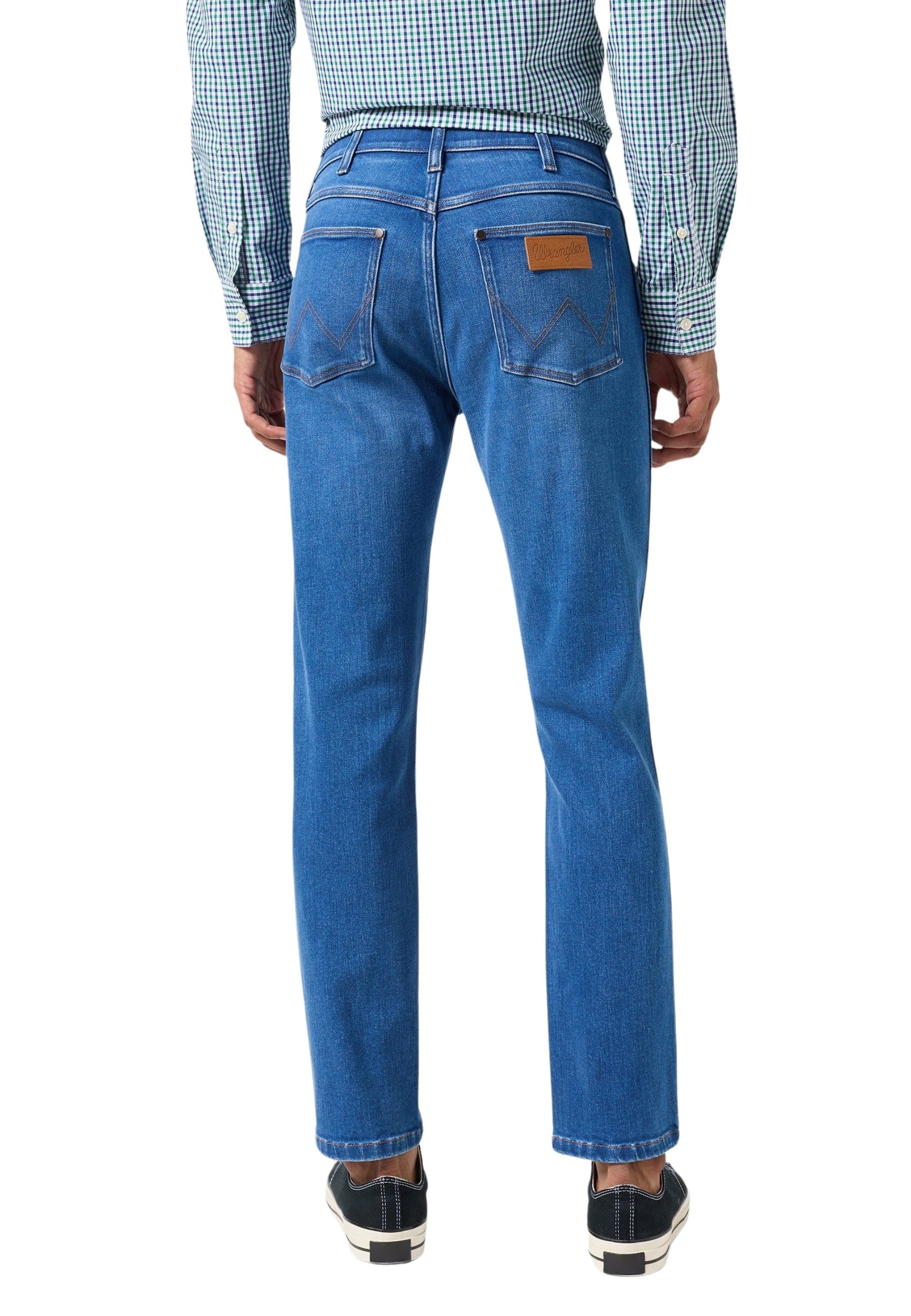 Wrangler 5-Pocket-Jeans Hose Slim Larston Jeans (1-tlg)