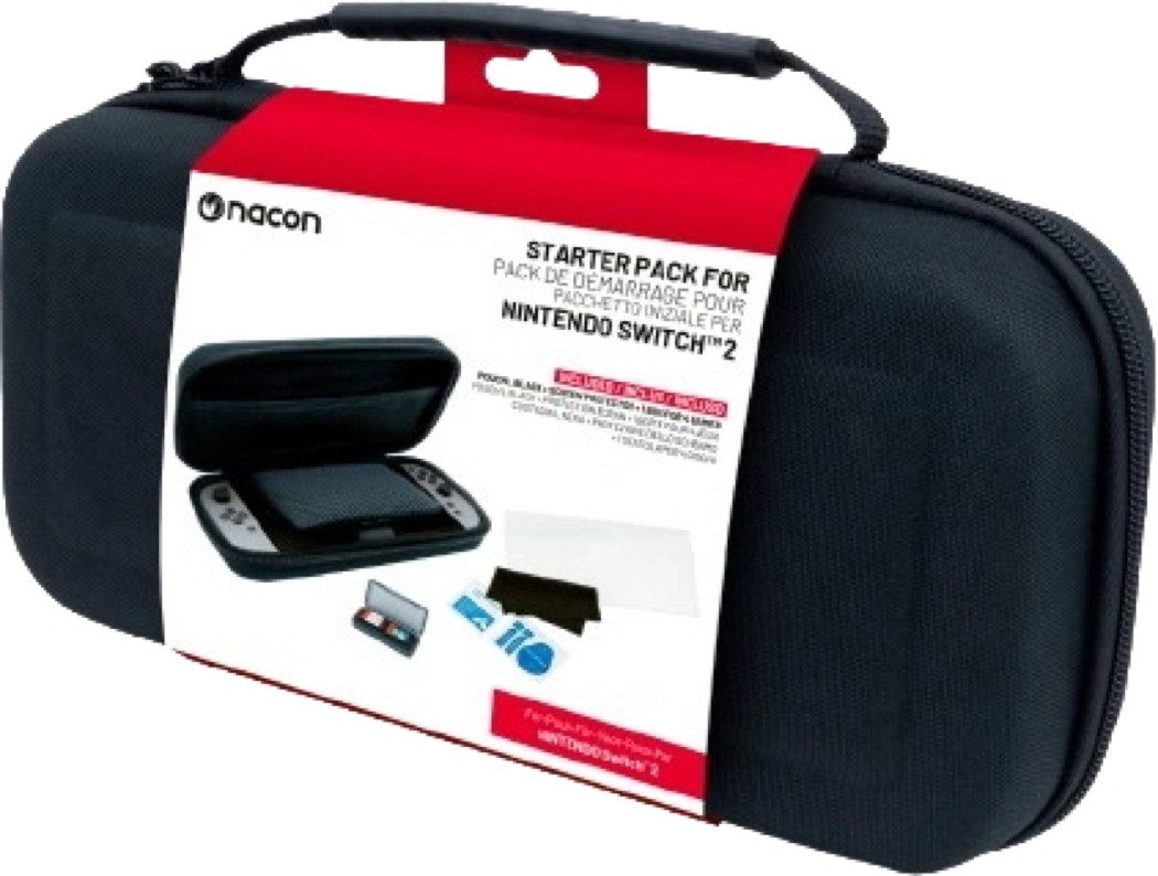 nacon für Nintendo Switch 2 Tasche L Essential Pack schwarz NA028256 Zubehör Nintendo