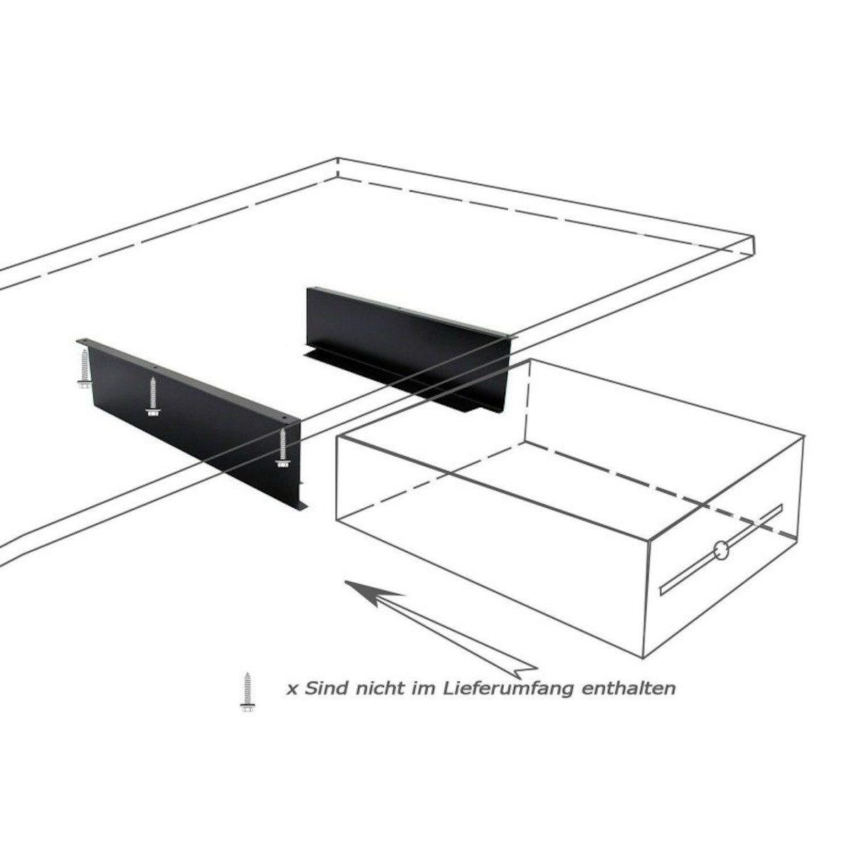 BlitzKasse Geldkassette Kassenlade mit Montagehalterung iQCash330Unt 33x35x10cm, RJ-11/12 – Bild 5 von 5