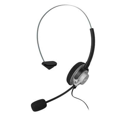Hama On-Ear-Headset für schnurlose Telefone, 2,5-mm-Klinke Kopfhörer Headset