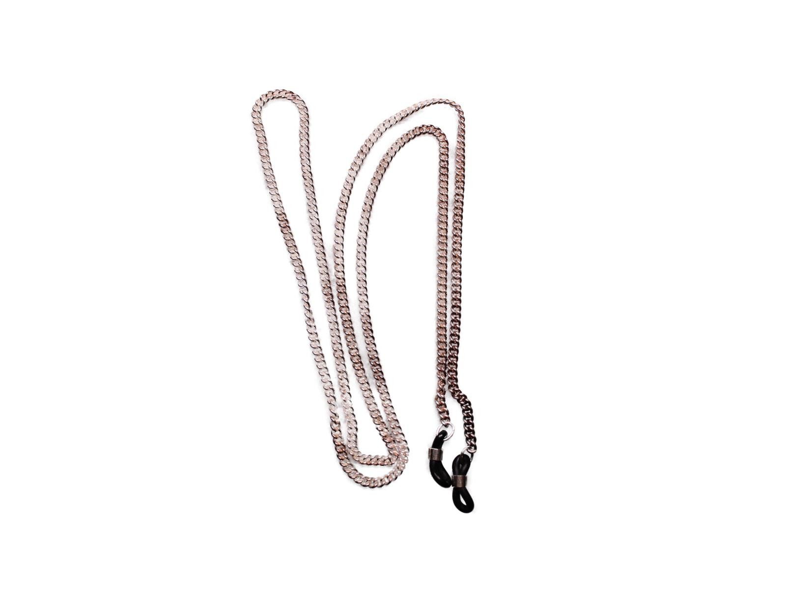 optiker-dietrich.de Brillenkette Brillenband aus Metall in Silber Nr. 48