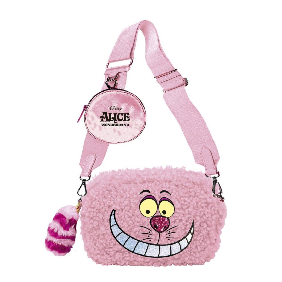 Cerda Umhängetasche Disney Alice Fleece Handtasche Damen Schultertasche günstig online kaufen