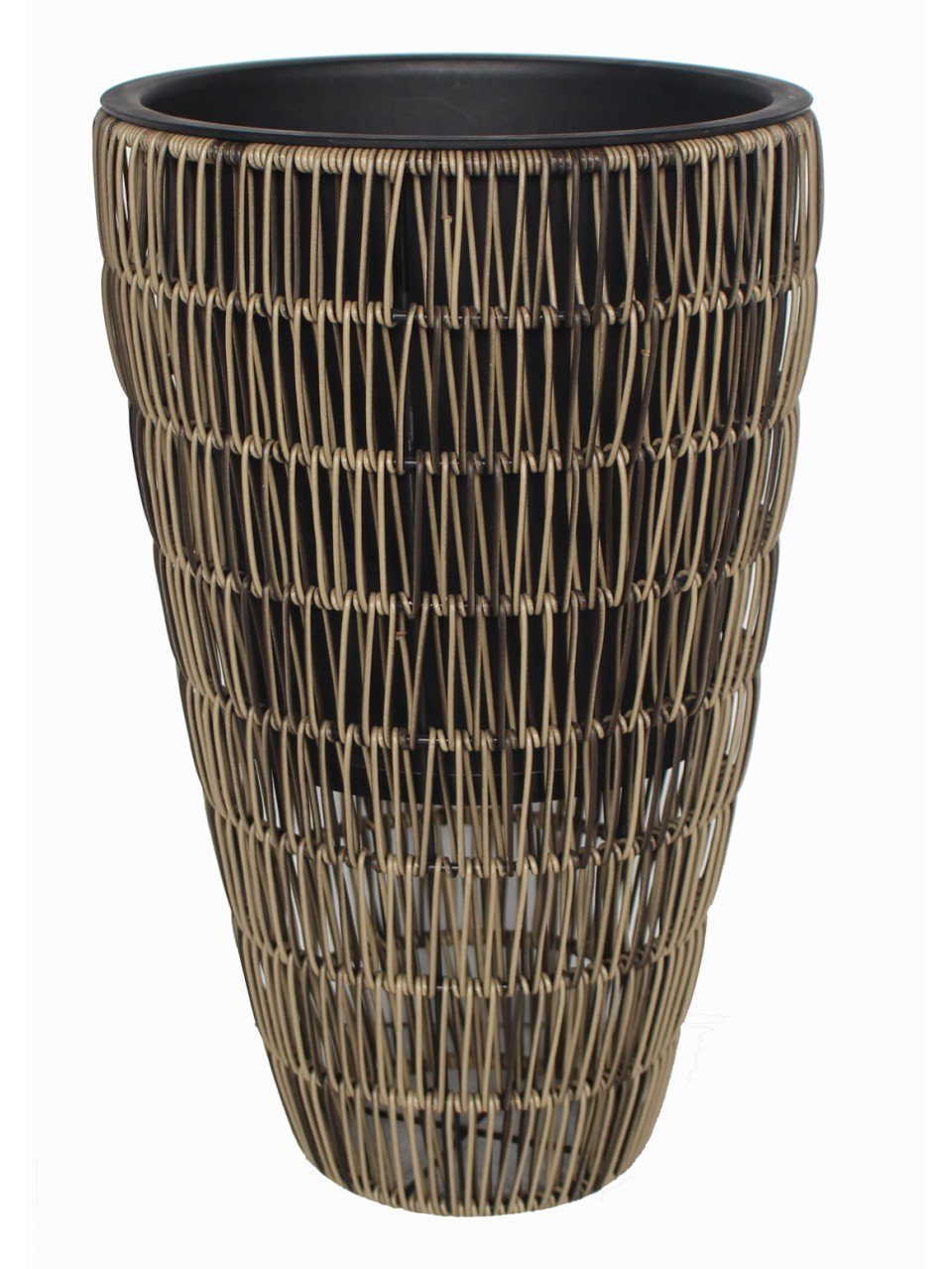 Trend Line Pflanzkübel TrendLine Polyrattan Pflanztopf günstig online kaufen