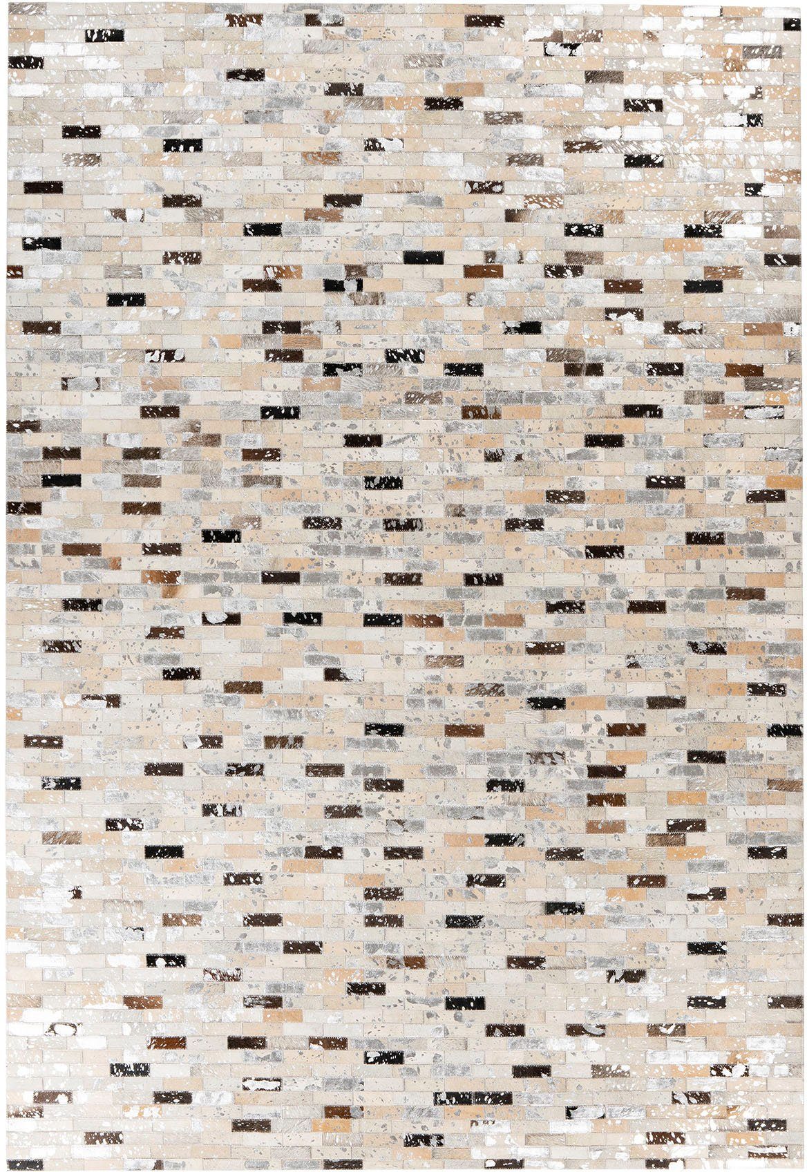 Padiro Lederteppich Lavin 525, rechteckig, Höhe: 8 mm