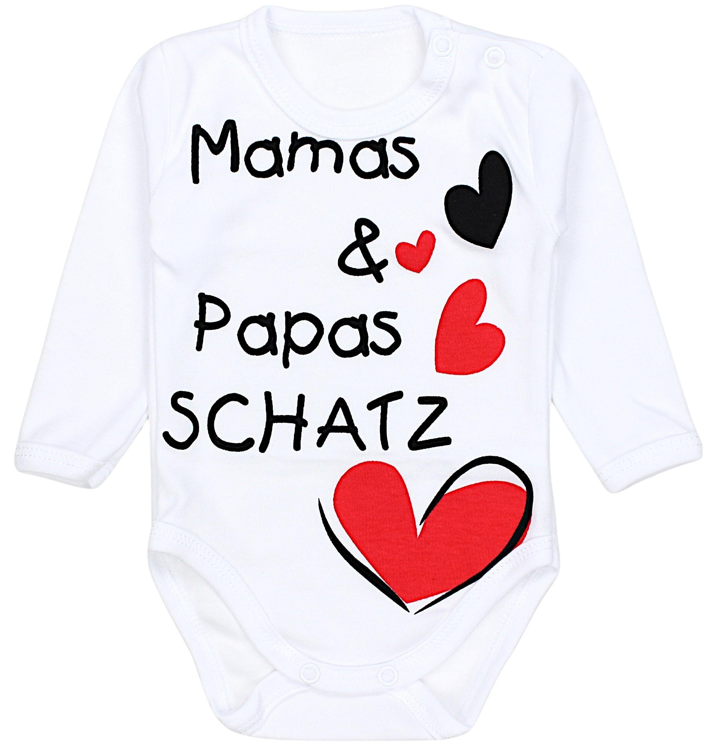 TupTam Langarmbody TupTam Unisex Baby Langarm-Body mit Aufdruck 5er Set