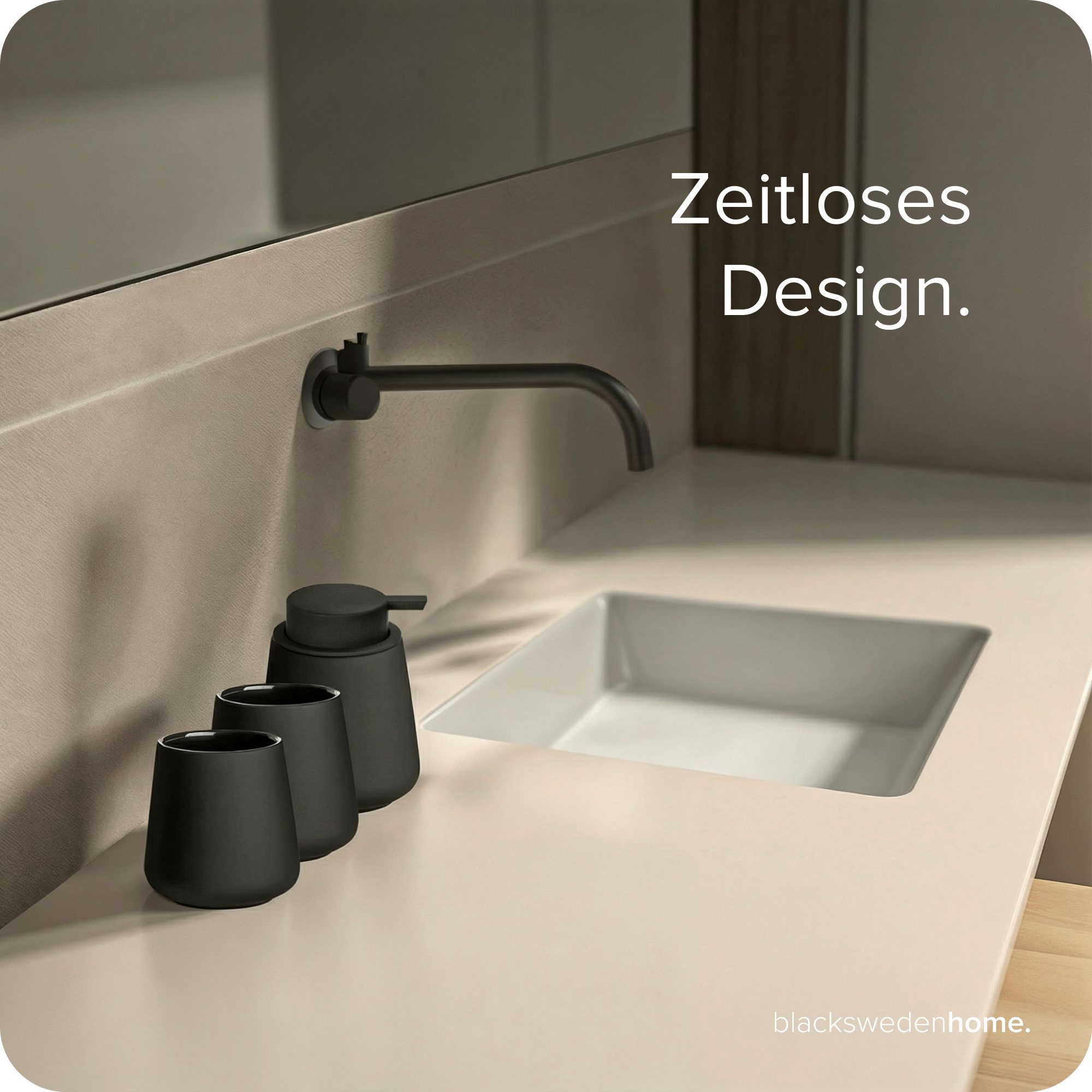 blackswedenhome. Seifenspender Seifenspender aus Keramik mit Soft Touch Oberfläche - Modernes Design, Soft Touch Oberfläche