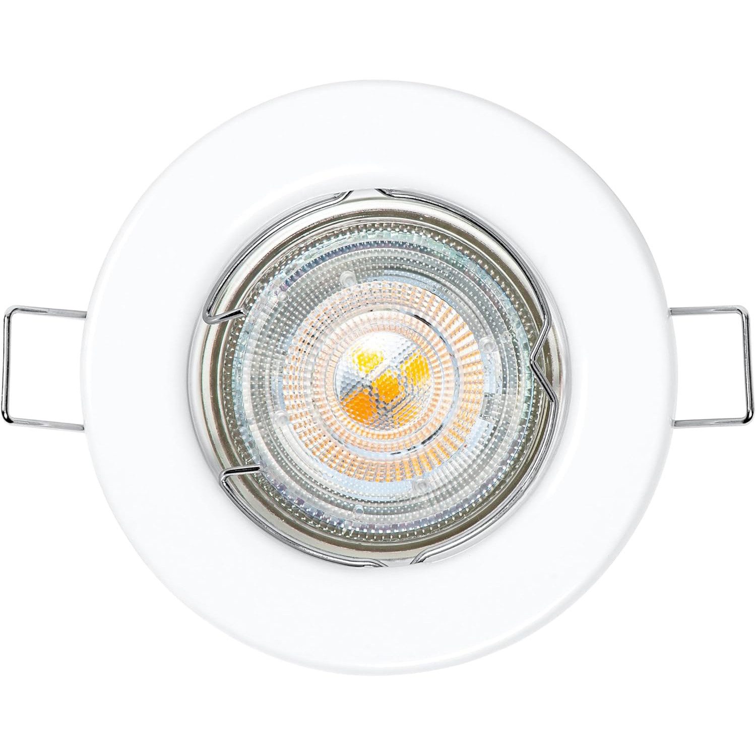 Ledvance Deckenspots 5ER Ledvance Spotlight Reflektor Lampe 2,6W, Leuchtmittel, Warmweiß, Einbaustrahler GU10 Decken Leuchte