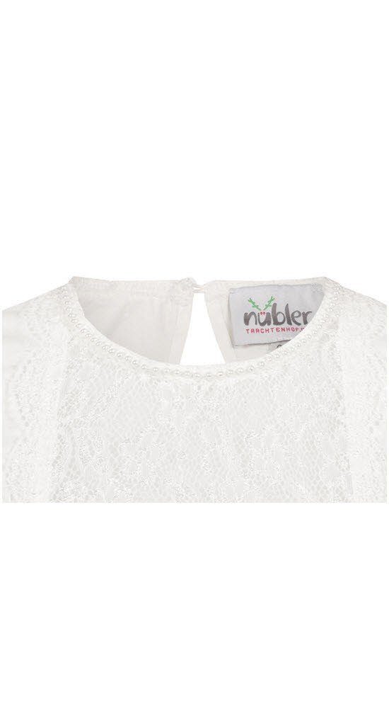 Nübler Dirndlbluse Dirndlbluse Kurzarm Emanuelle in Creme von Nübler