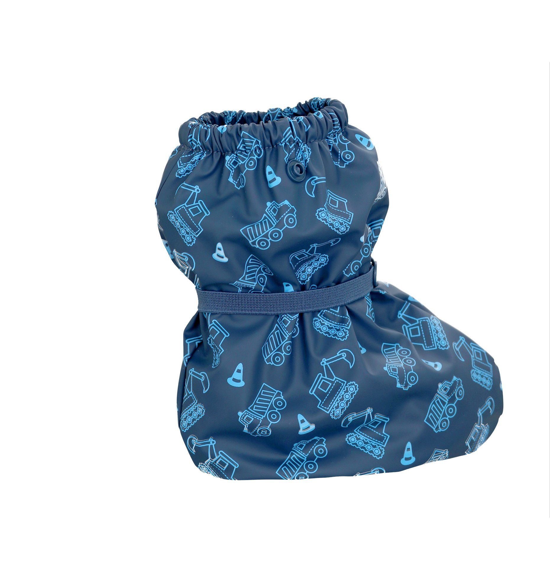 Playshoes Füßlinge Regenfüßlinge mit Fleece-Futter Baustelle