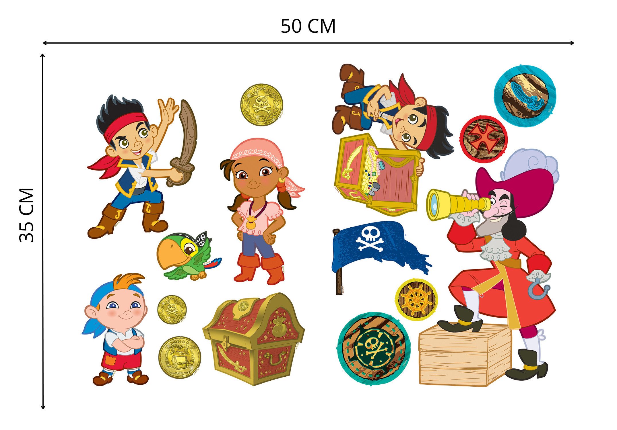 Wallarena Wandsticker Kinderzimmer Wandtattoo Wandaufkleber Wanddeko günstig online kaufen