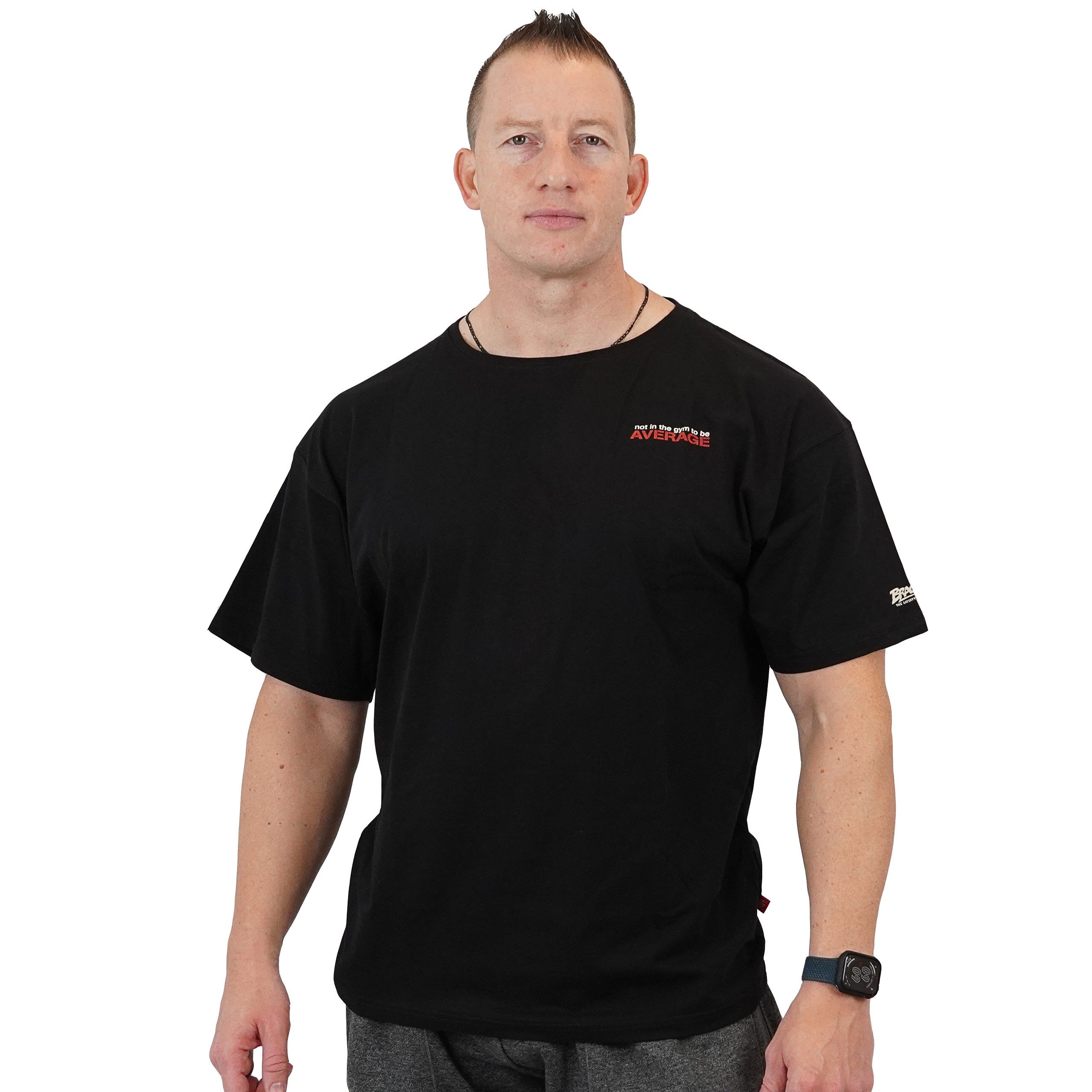 BRACHIAL THE LIFESTYLE COMPANY T-Shirt Brachial T-Shirt "Not Average" schwarz