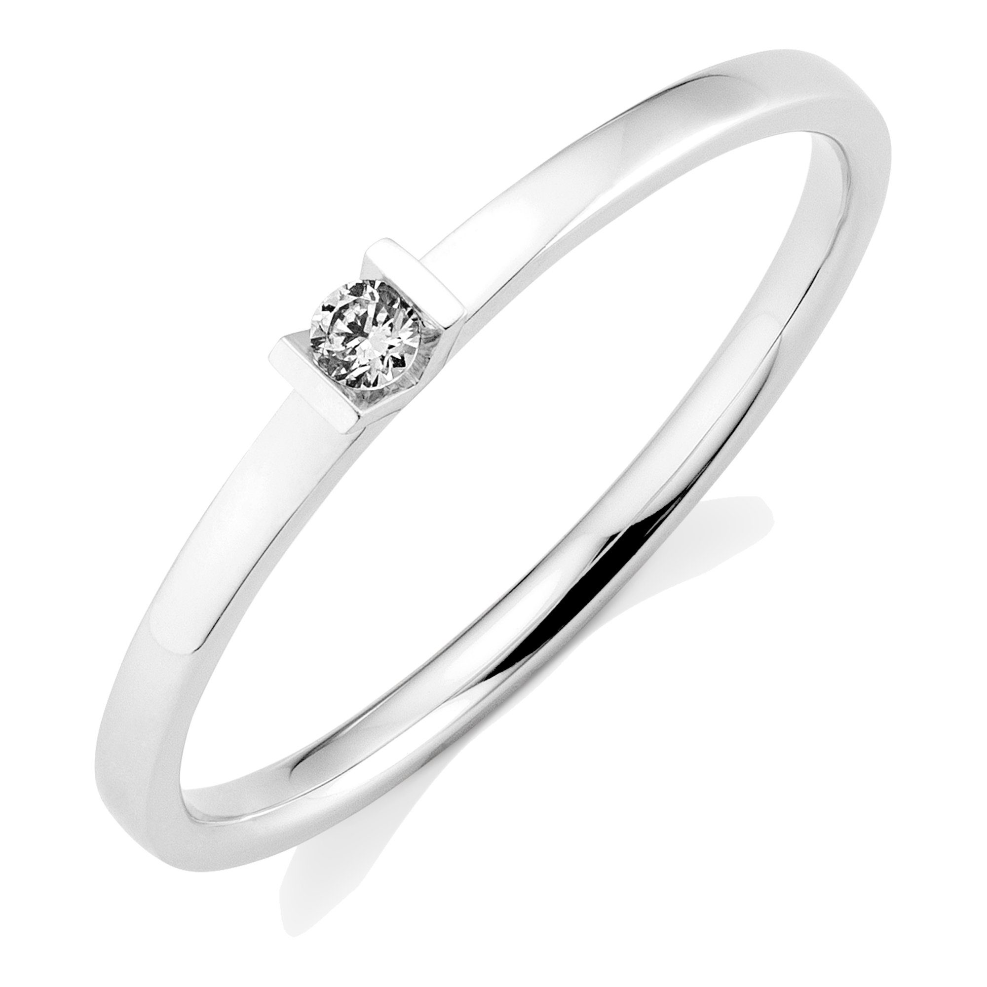 Orolino Fingerring 585 Gold mit Brillant 0,04ct. günstig online kaufen