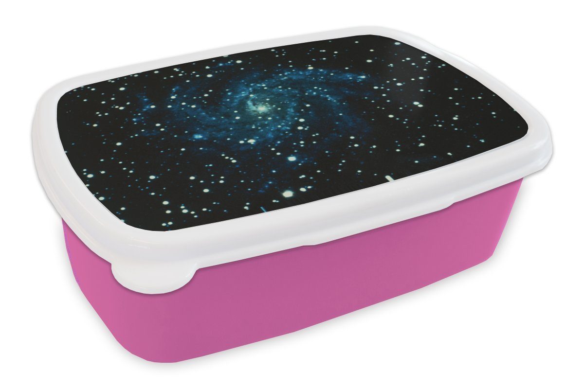 Galaxie Kunststoff Lunchbox des rosa Kunststoff, für Snackbox, Sonnensystems, Brotbox Erwachsene, Mädchen, Kinder, außerhalb Brotdose (2-tlg), MuchoWow