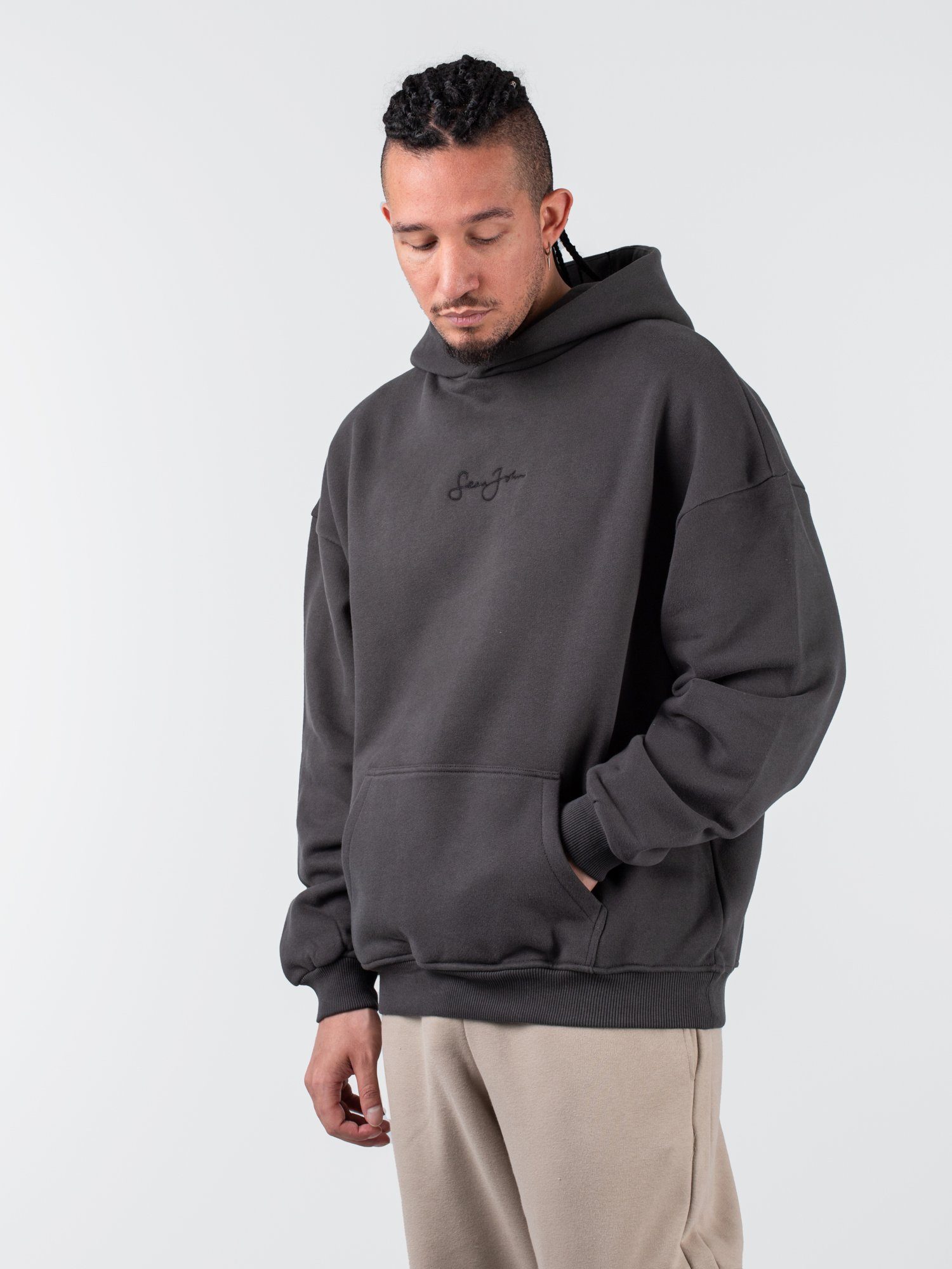 Sean John Hoodie Sean John Script Logo Backprint Peached Hoodie