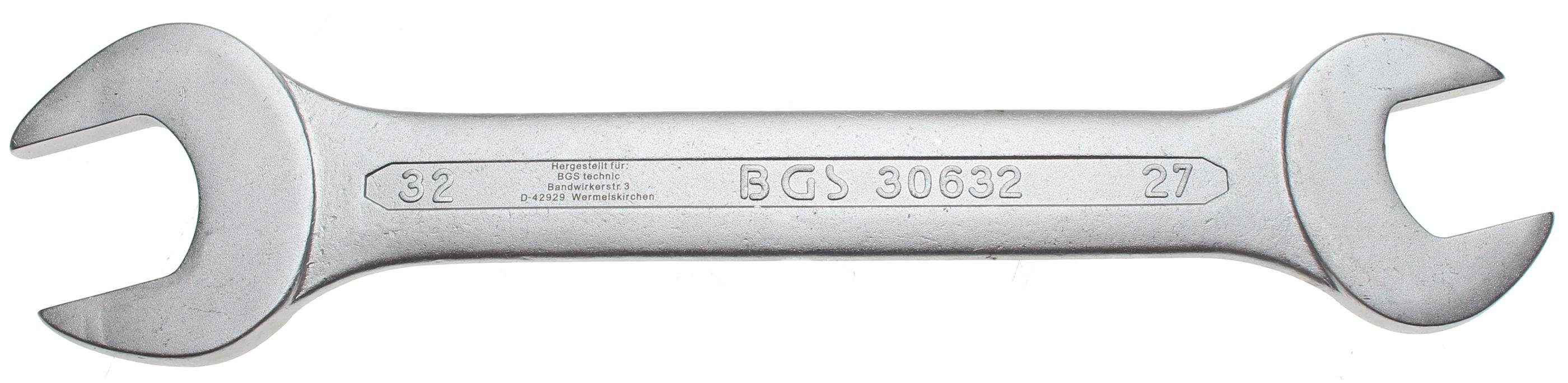 BGS technic Maulschlüssel Doppel-Maulschlüssel, SW 27 x 32 mm