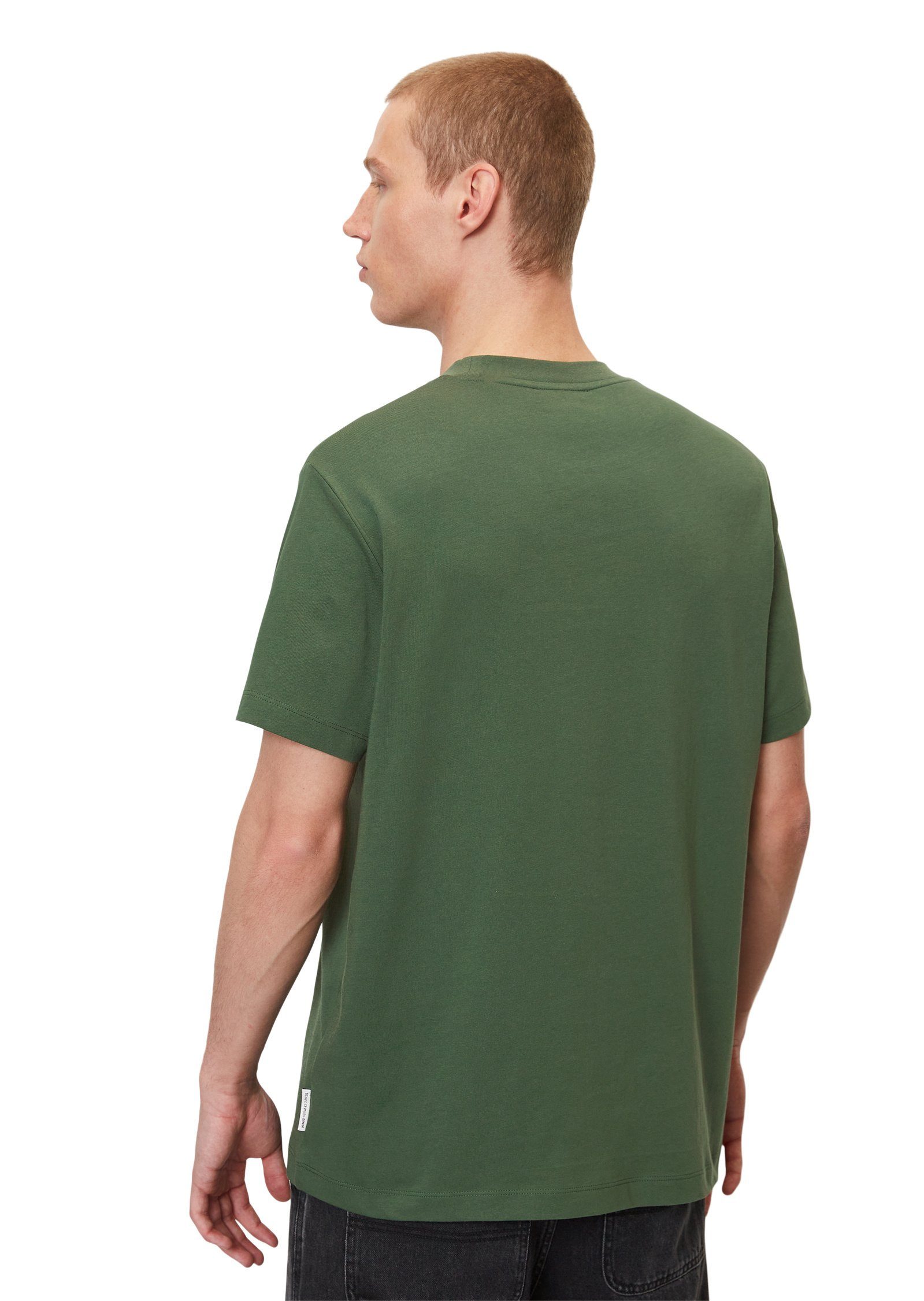 Farbe O'Polo markantem Marc Rückenprint grün nach je DENIM T-Shirt mit