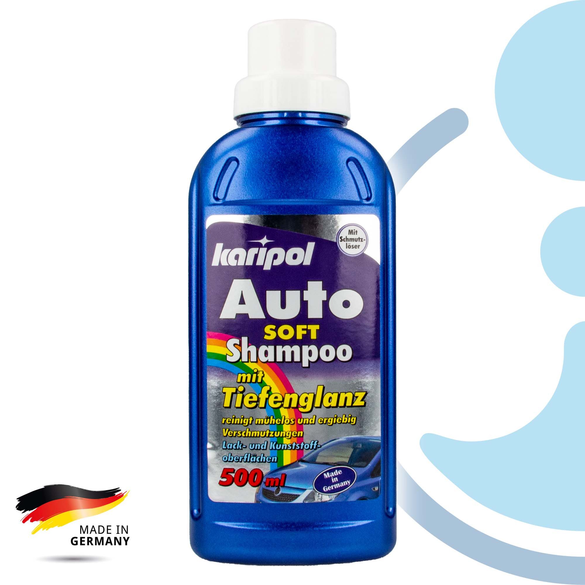 Autosoftshampoo - 500 ml, reinigt Lack- Kunststoffoberflächen Auto-Reinigungsmittel