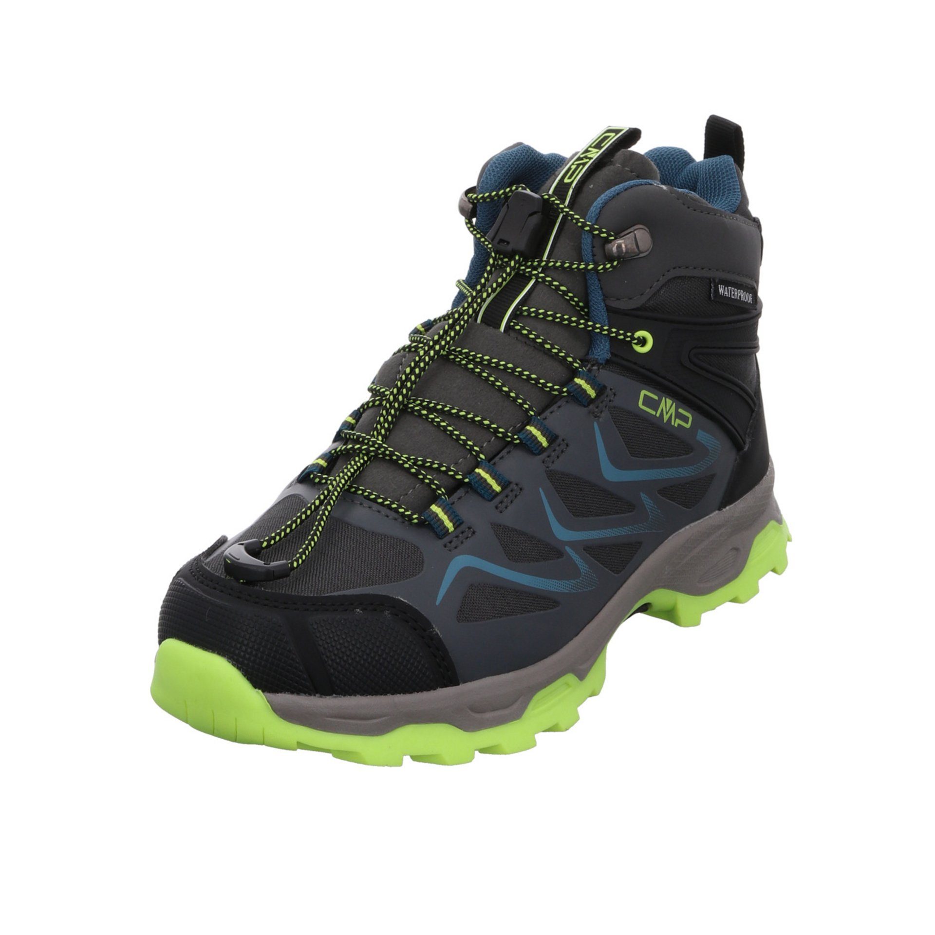 darkblue Mid Byne Jungen Schnürhalbschuhe Outdoorschuh CMP Synthetikkombination Outdoorschuh